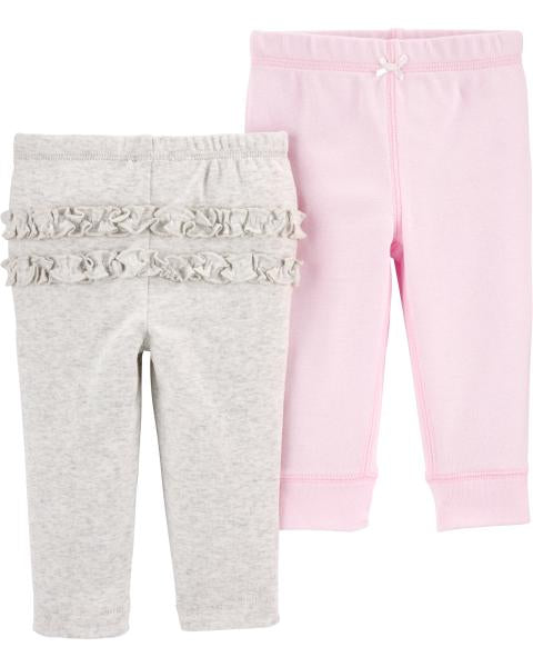Paquete De 2 Pantalones de Algodón