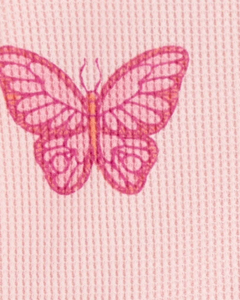 Mameluco Termal con Cierre Doble - Mariposas