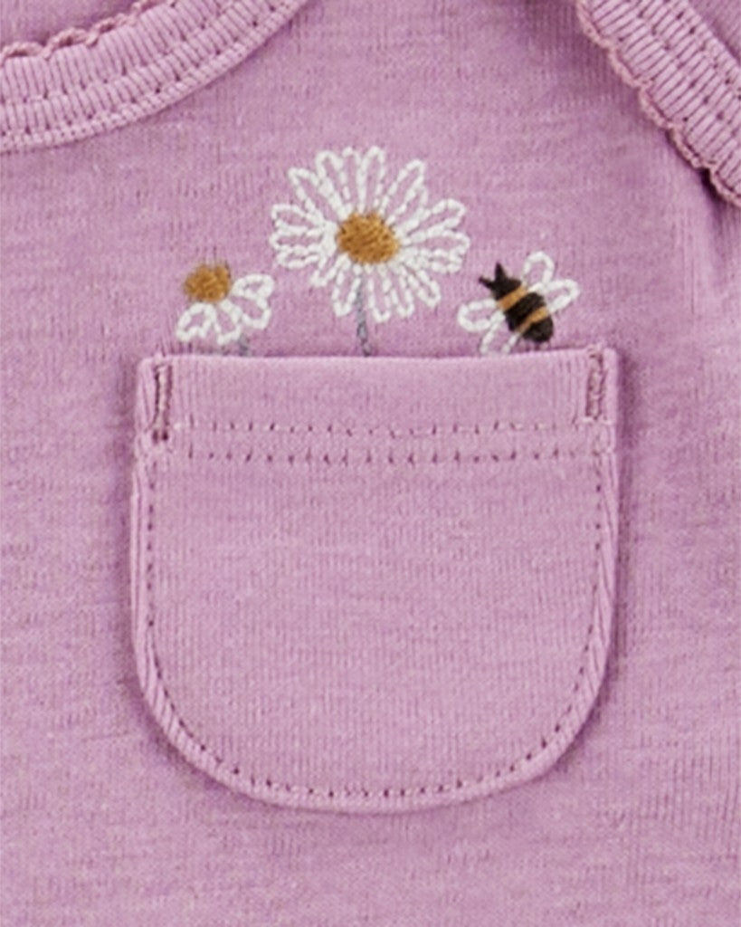 Conjunto de 3 piezas con chaqueta - Flores