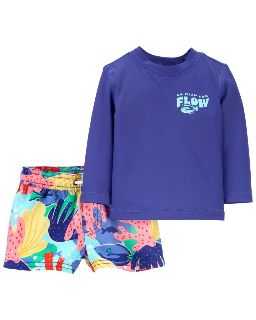 Traje De Baño De 2 Piezas "Go With The Flow"