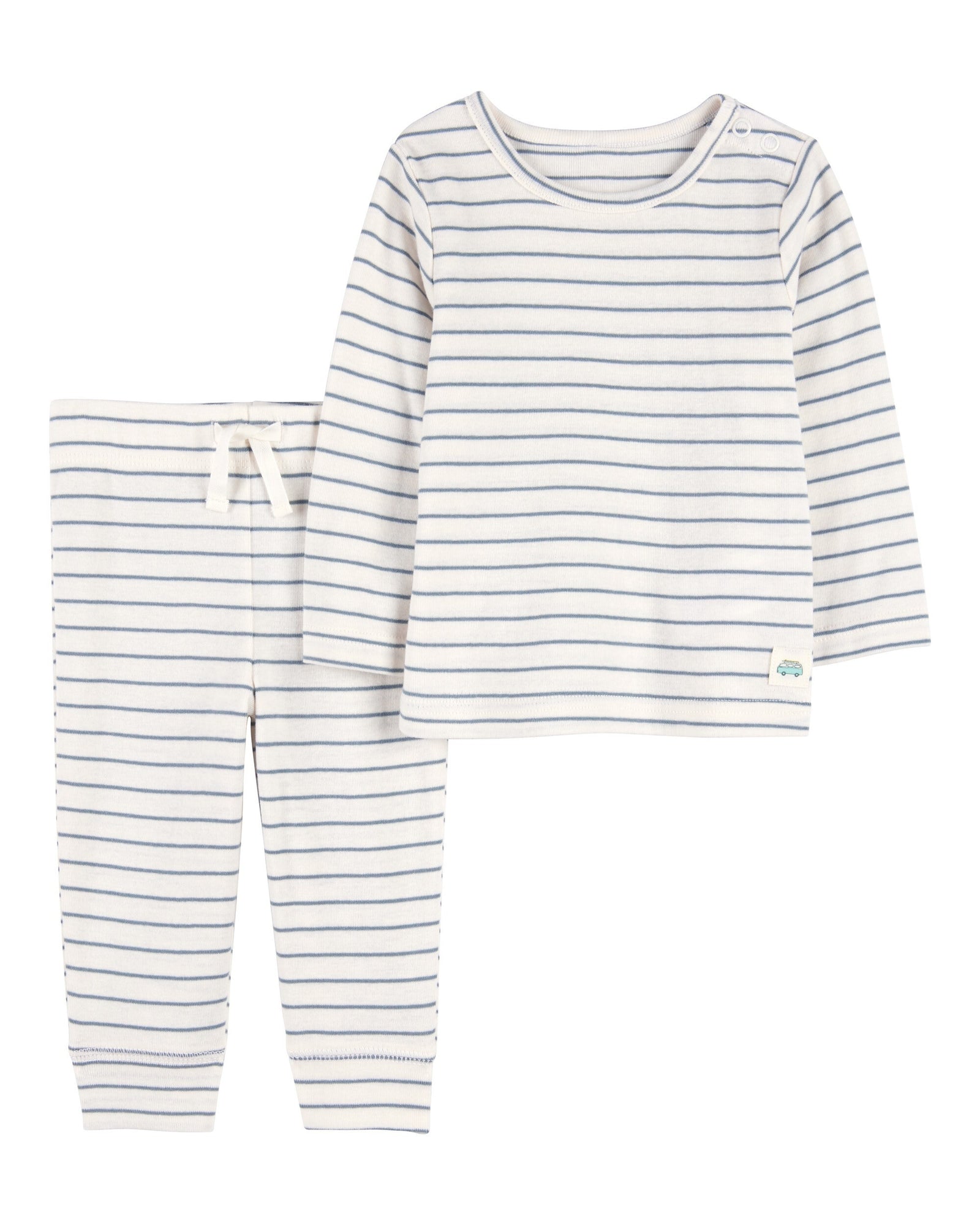 Conjunto de 2 piezas camisa y pantalón - Rayas