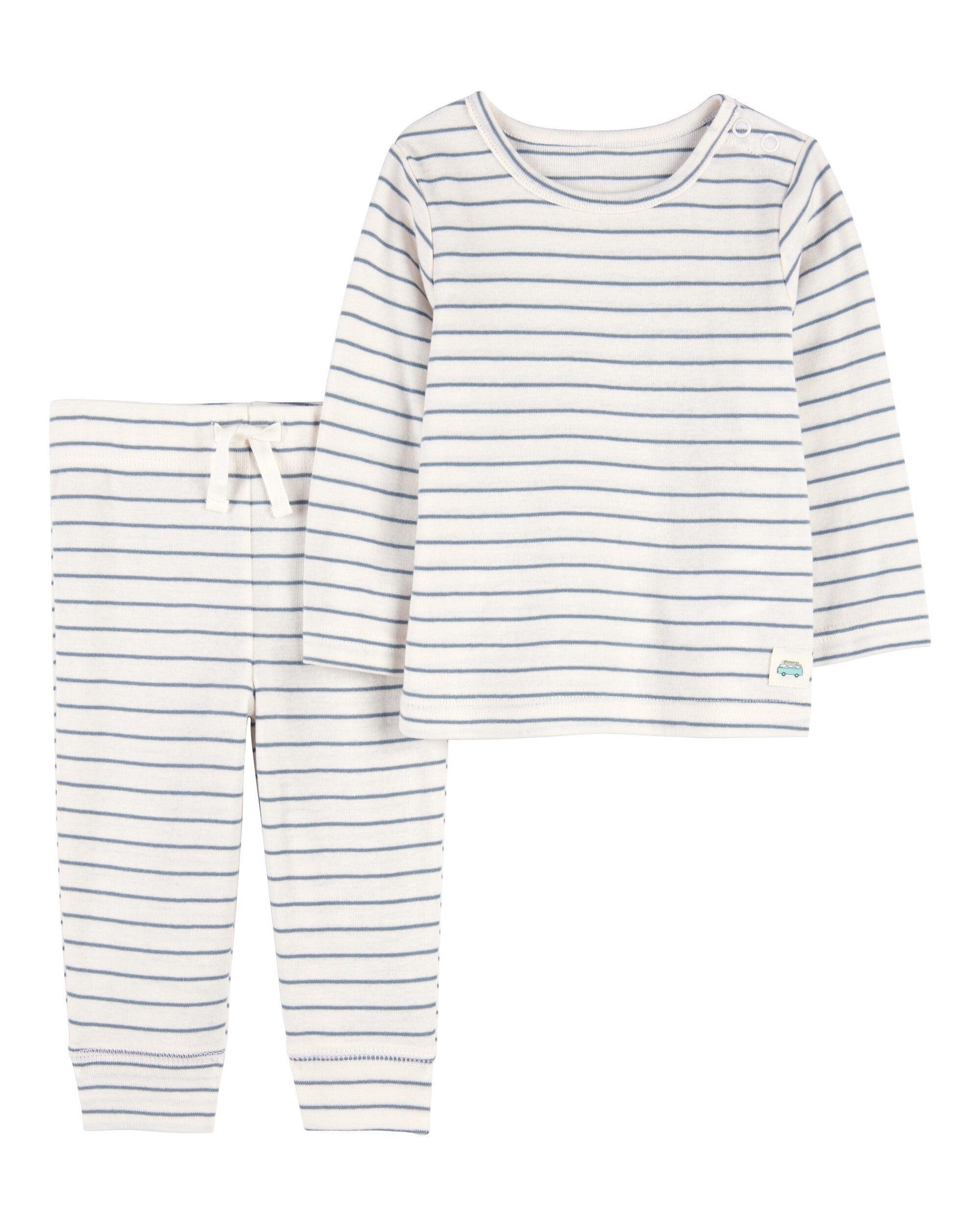 Conjunto de 2 piezas camisa y pantalón - Rayas