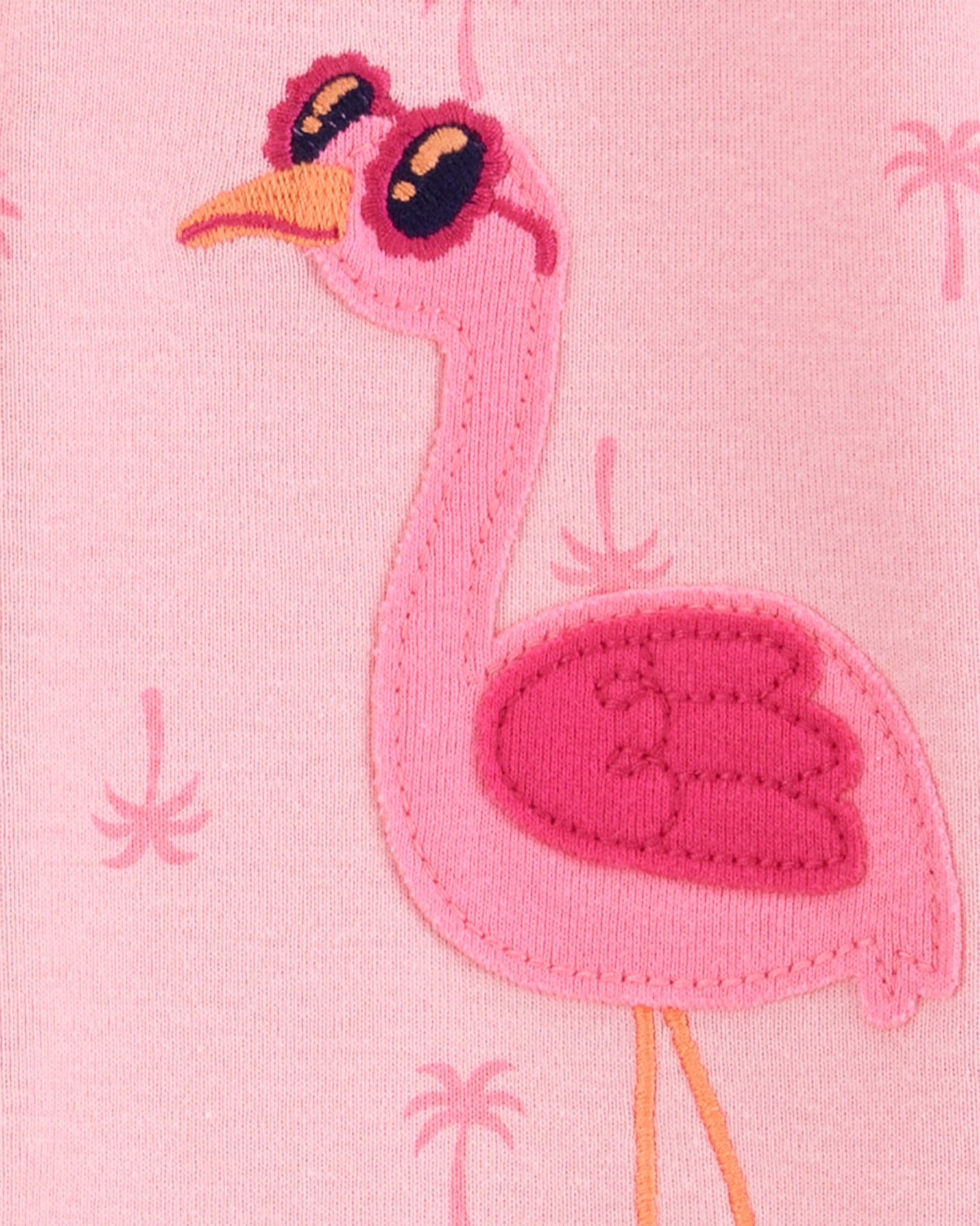 Pijama de Algodón De Ajuste Perfecto - Flamingo