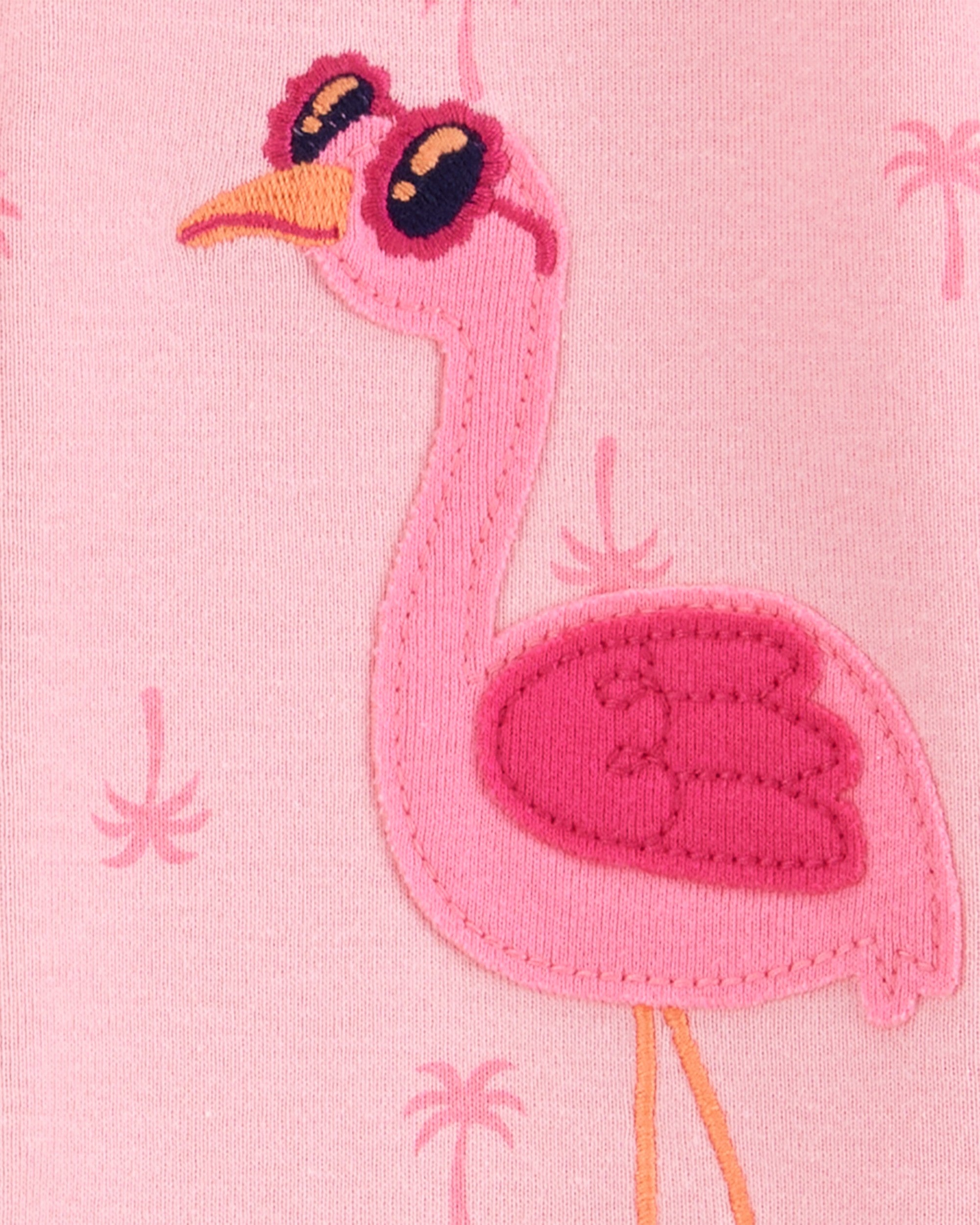 Pijama de Algodón De Ajuste Perfecto - Flamingo