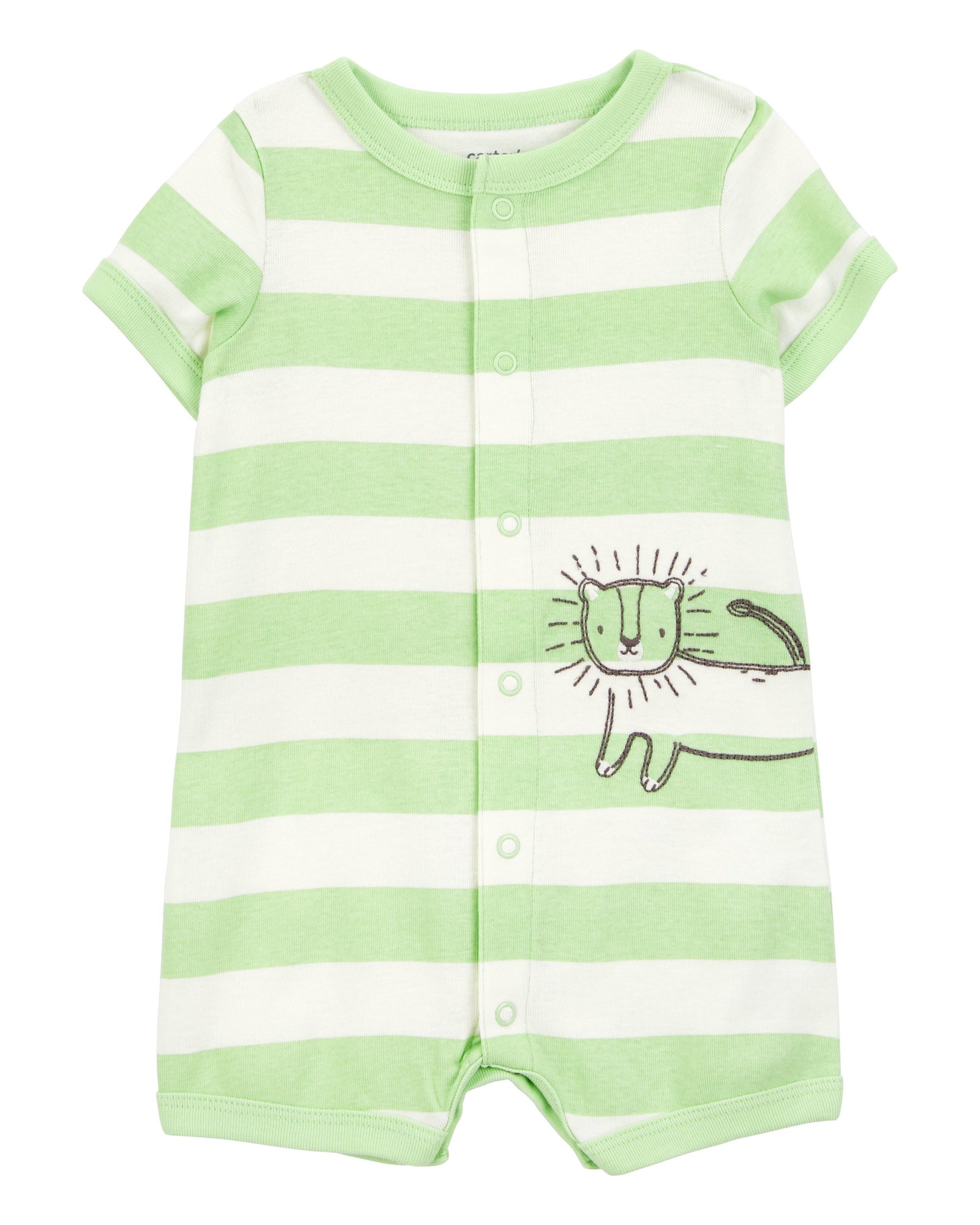 Romper Estampado Rayas León - Verde