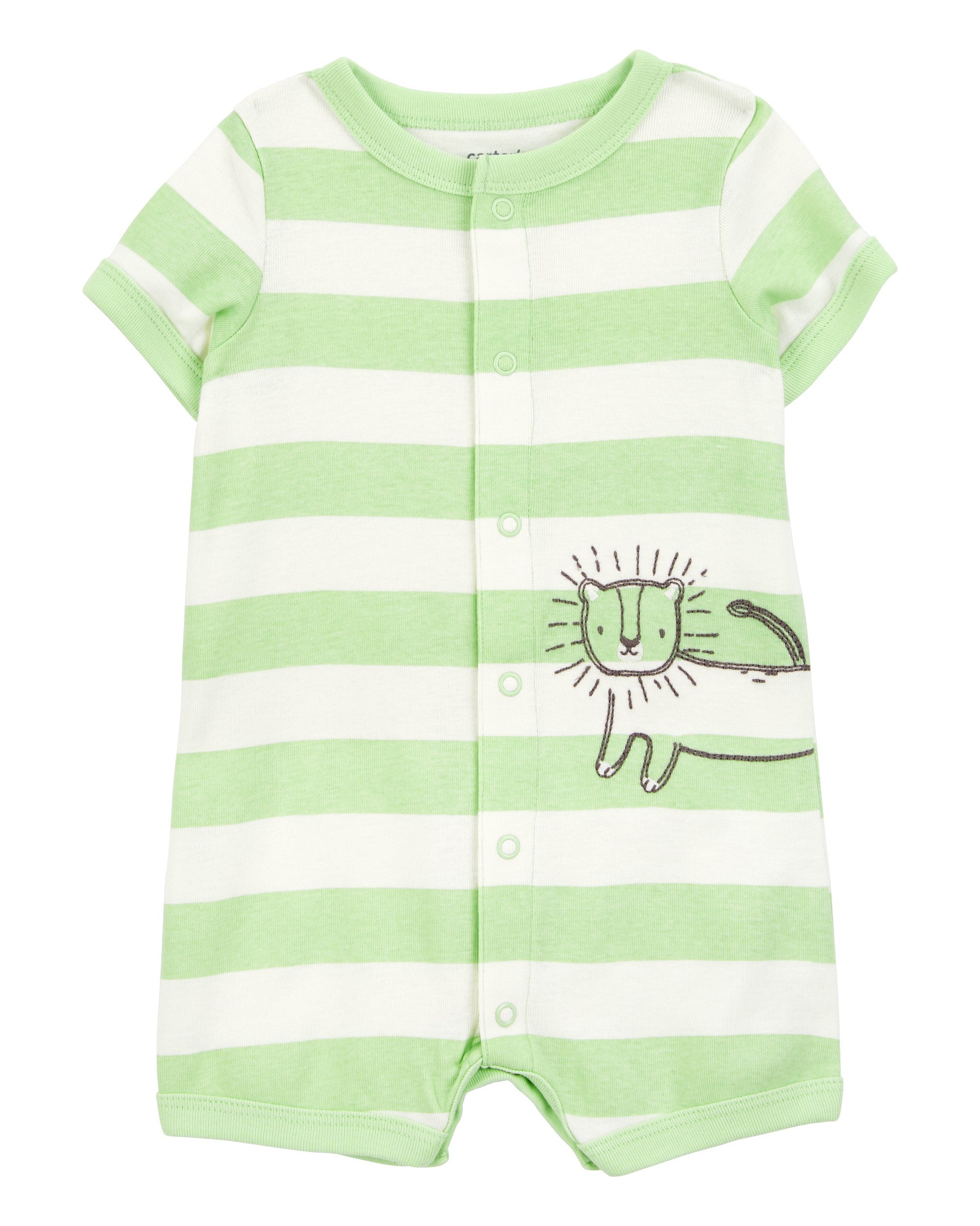 Romper Estampado Rayas León - Verde