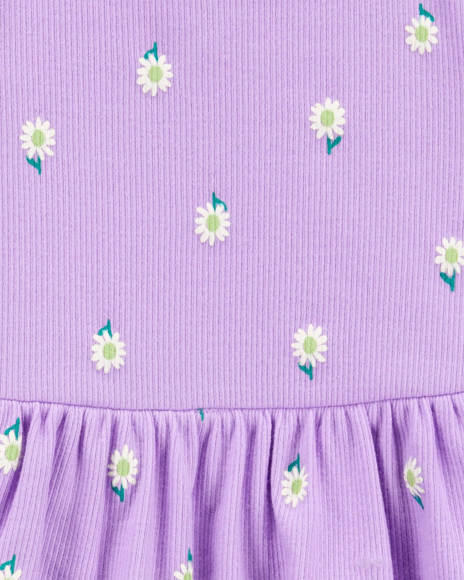 Conjunto de 2 piezas pañalero peplum y pantalón - Flores