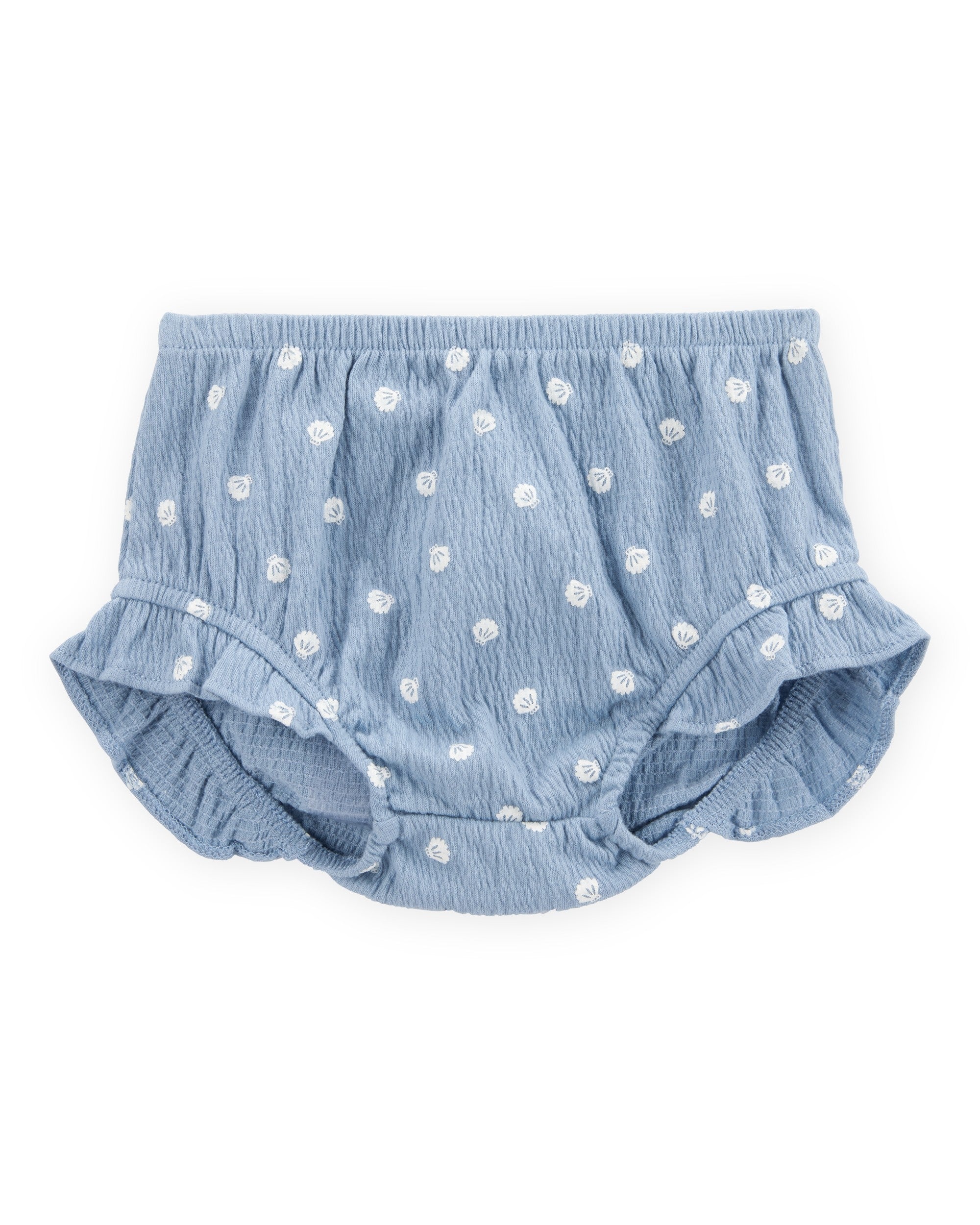 Conjunto de 3 piezas cubrepañal - Conchas de Mar