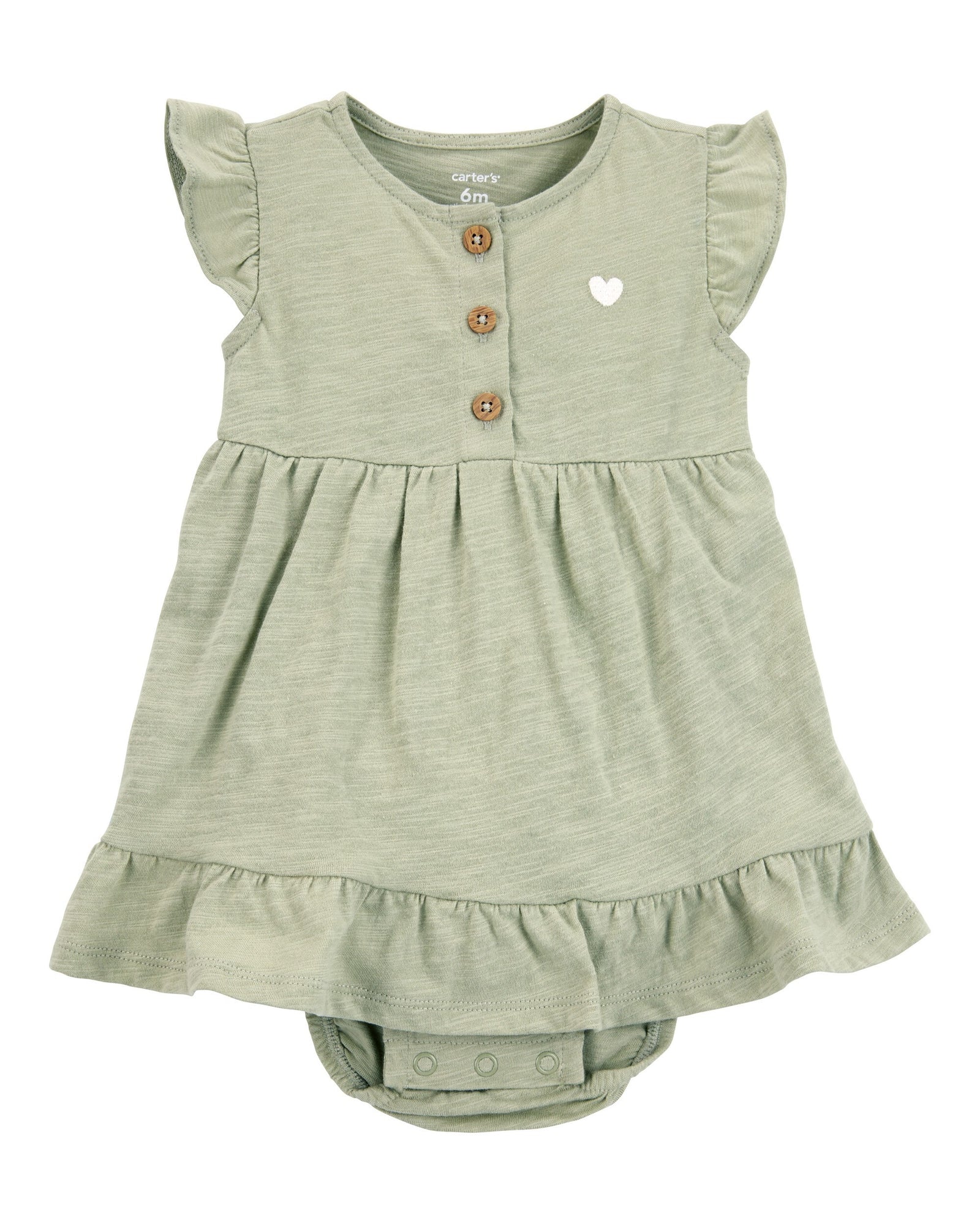 Vestido Pañalero - Verde