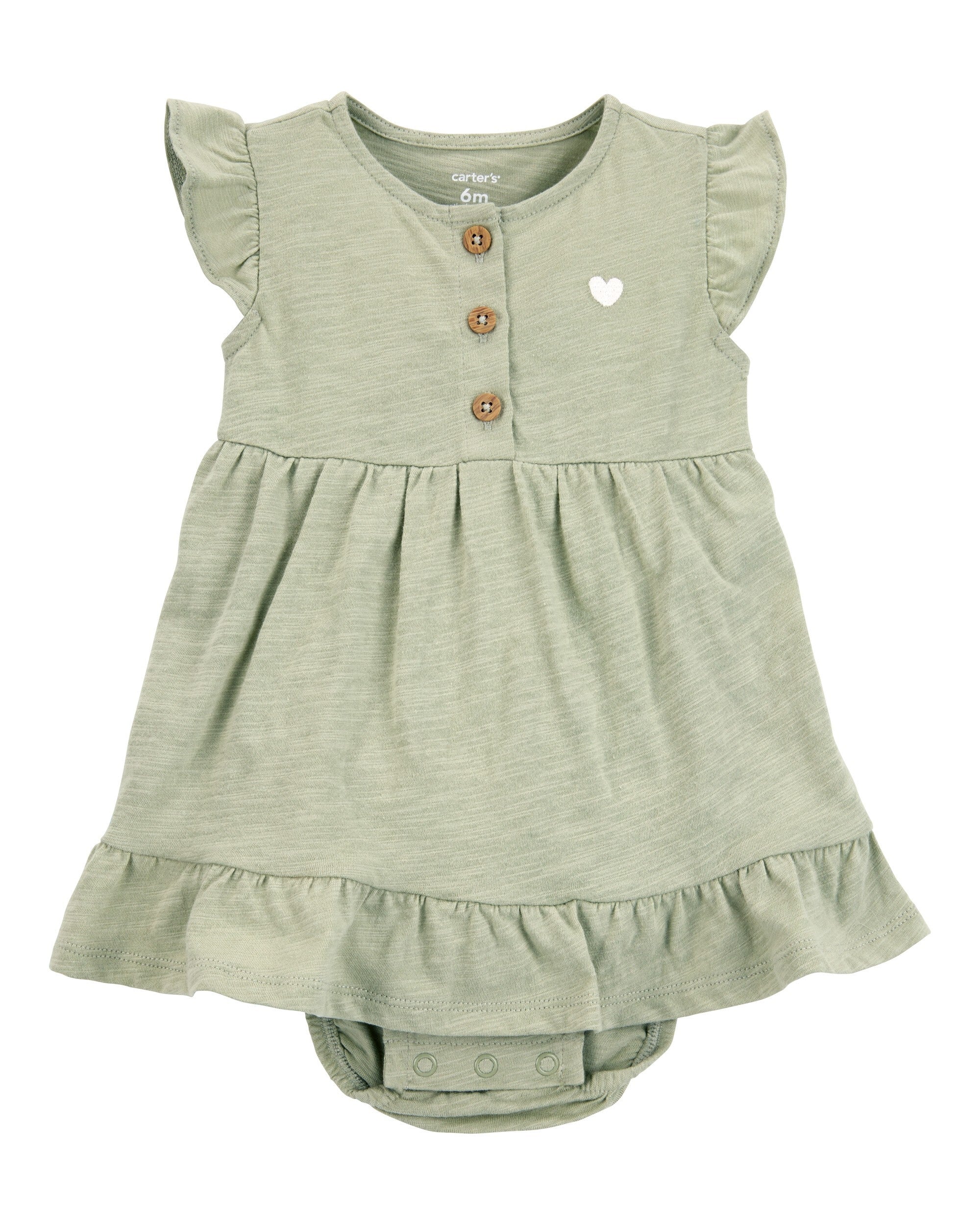 Vestido Pañalero - Verde
