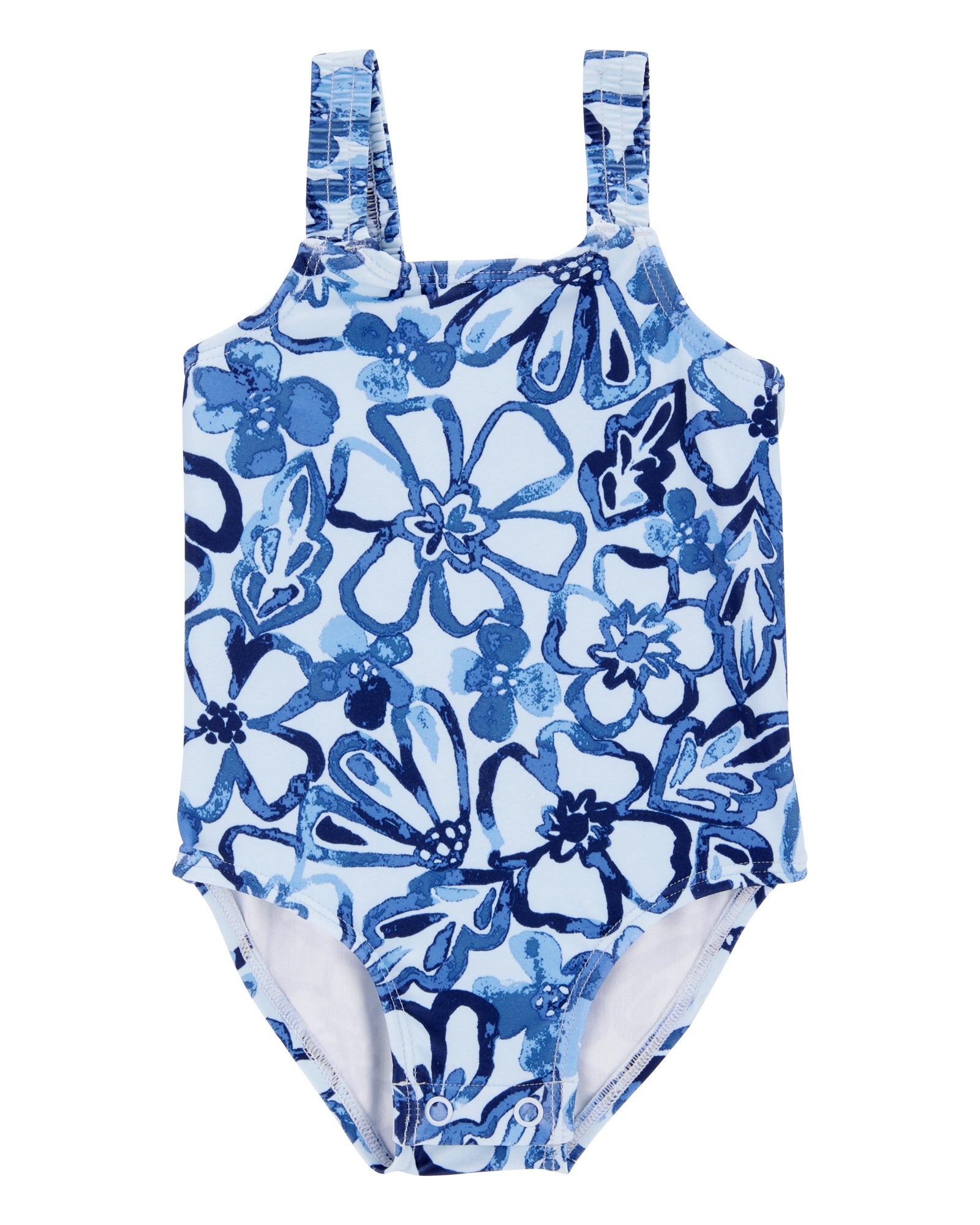 Traje De Baño De 1 Pieza - Estampado Floral