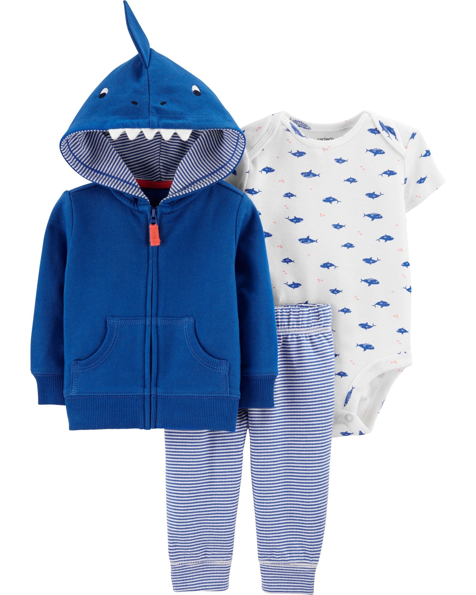 Conjunto de 3 piezas con chaqueta - Tiburón