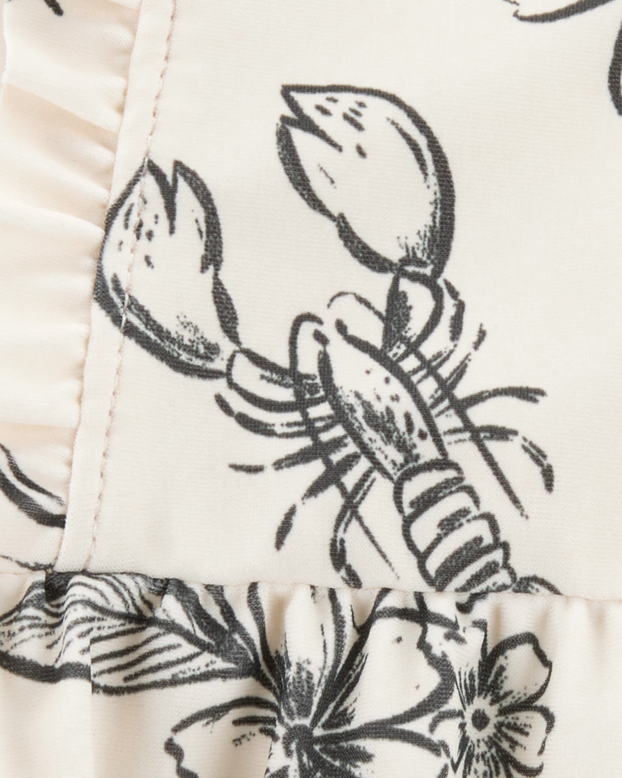 Traje De Baño De 1 Pieza - Estampado Playero