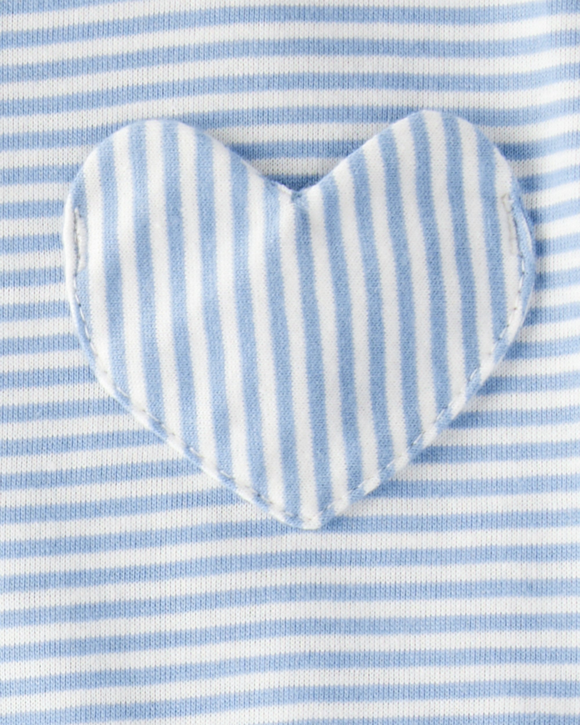 Conjunto de 2 piezas pañalero peplum y pantalón - Rayas - Azul