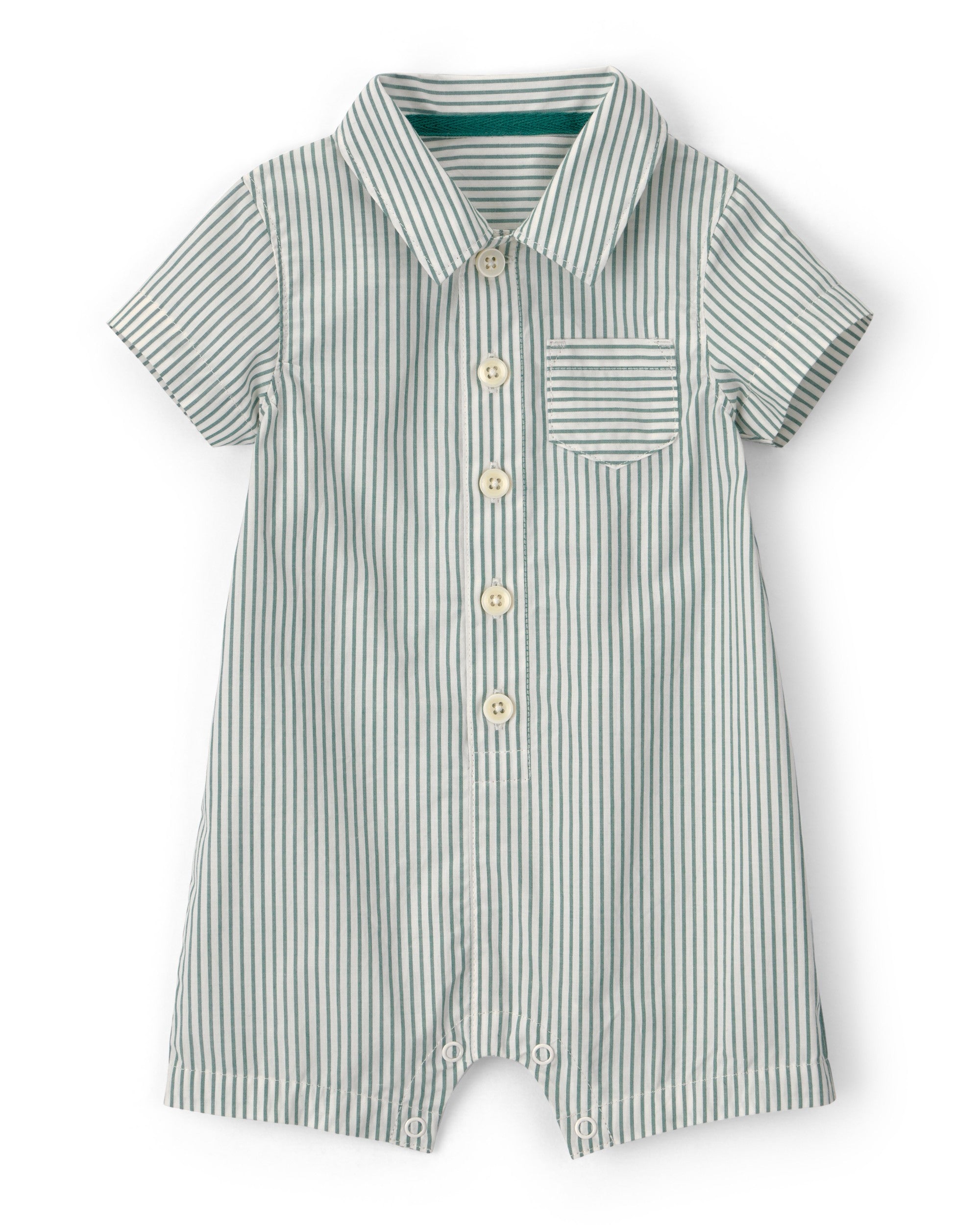 Romper Rayas Verde/Blanco