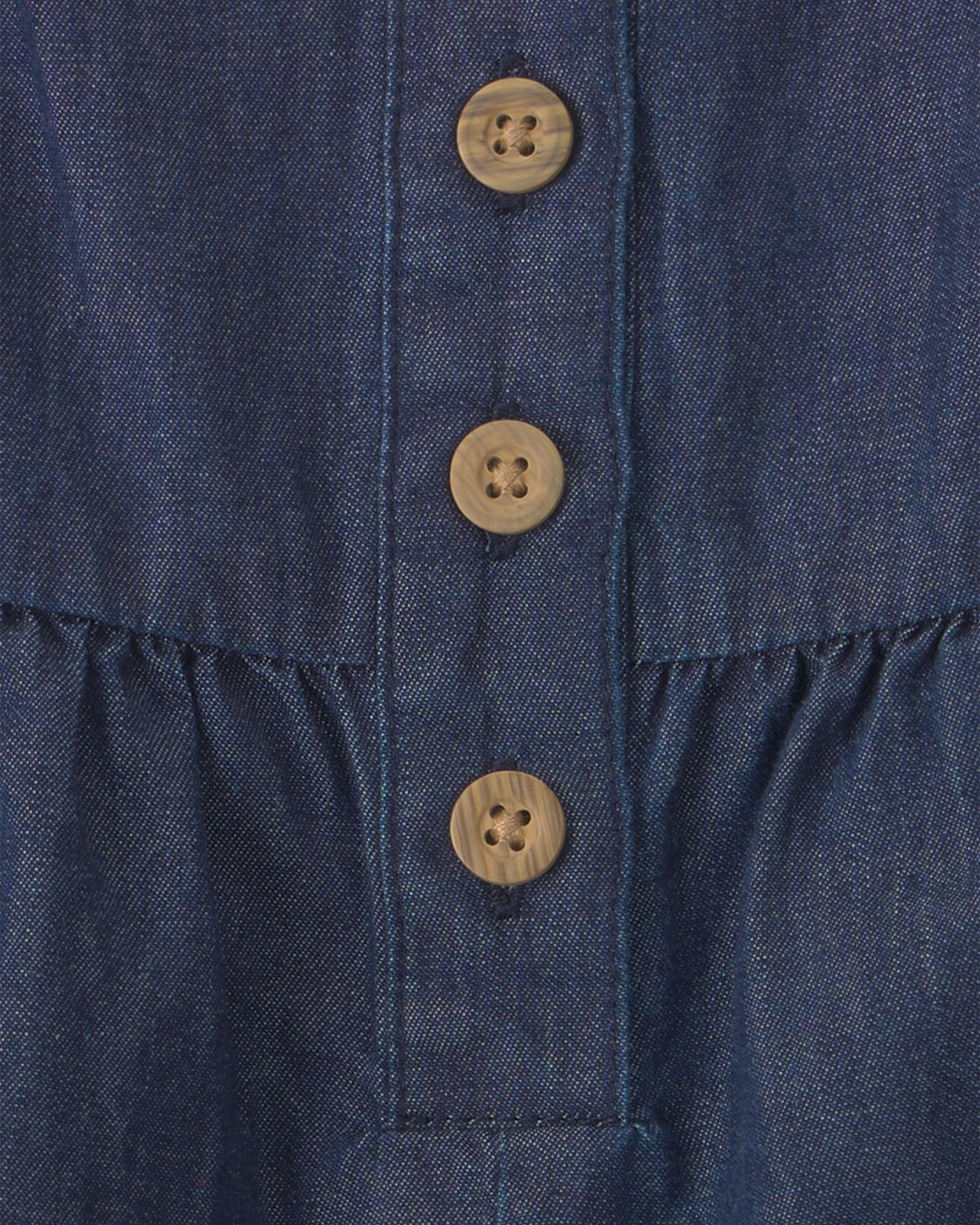 Conjunto de 2 piezas camisa y overol corto - Chambray
