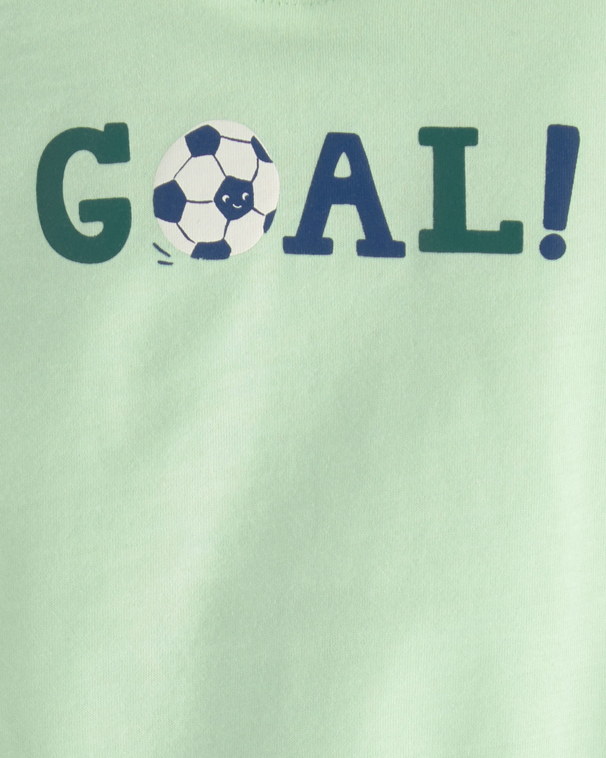Conjunto De 2 Piezas Con Pañalero Y Short Estampado Futból - Verde