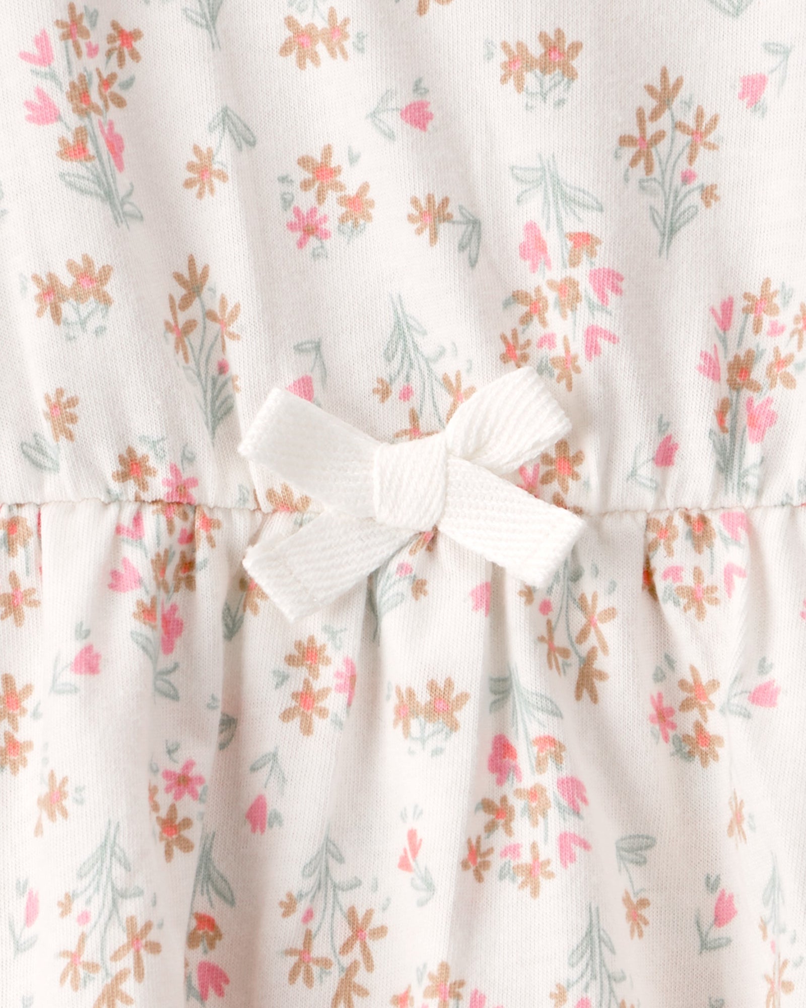 Vestido Pañalero - Flores