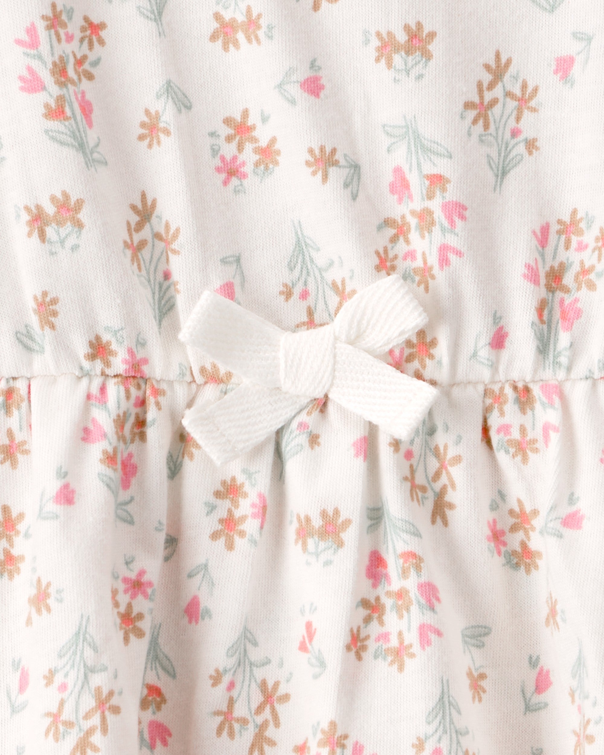 Vestido Pañalero - Flores