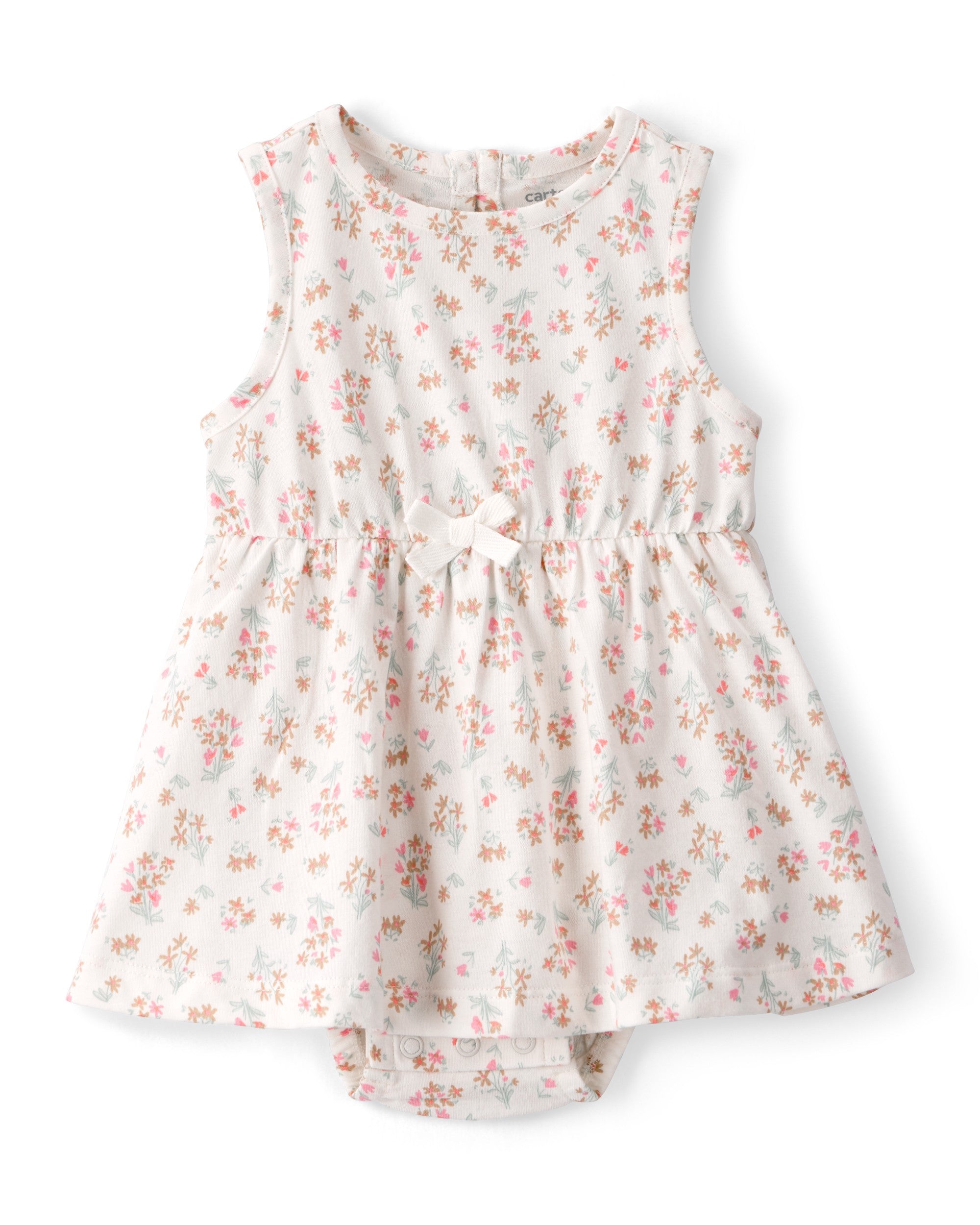 Vestido Pañalero - Flores