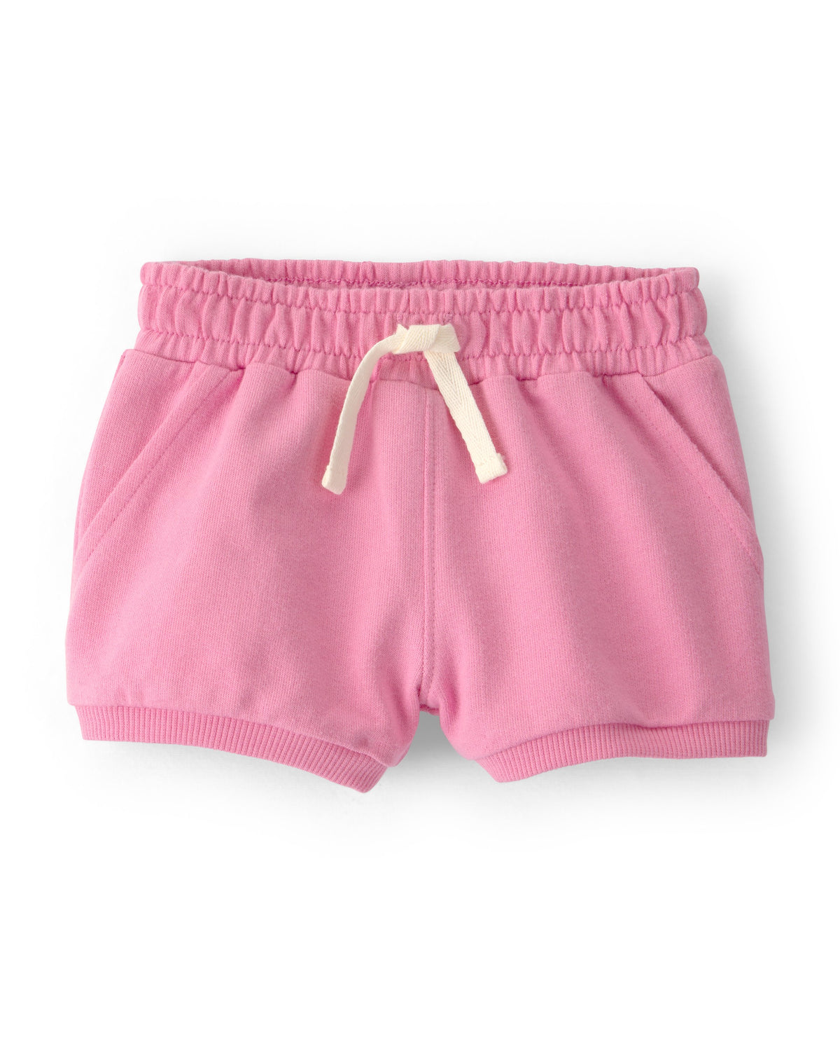 Short De Felpa Francesa - Rosa