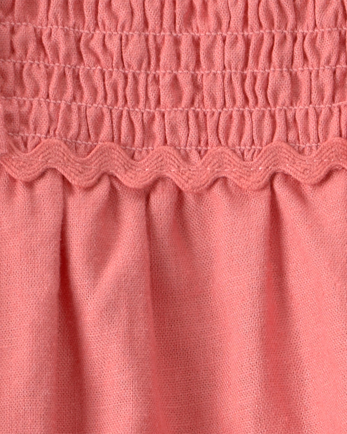 Vestido Con Cubrepañal De Olanes Sin Mangas - Rosa