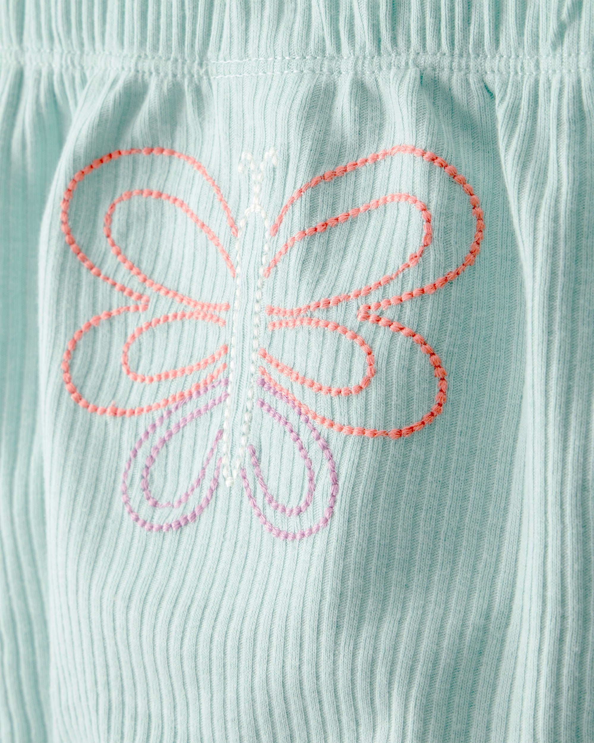 Conjunto de 3 piezas - pequeños personajes - mariposa - azul