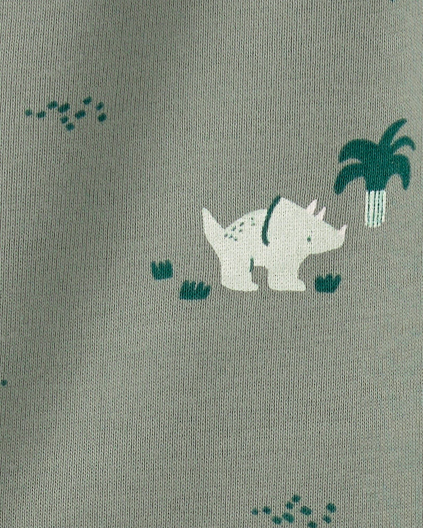 Conjunto de 3 piezas - pequeños personajes - dinosaurio - verde