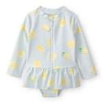 Traje De Baño De 1 Pieza De Protección Solar Con Limones - Multi