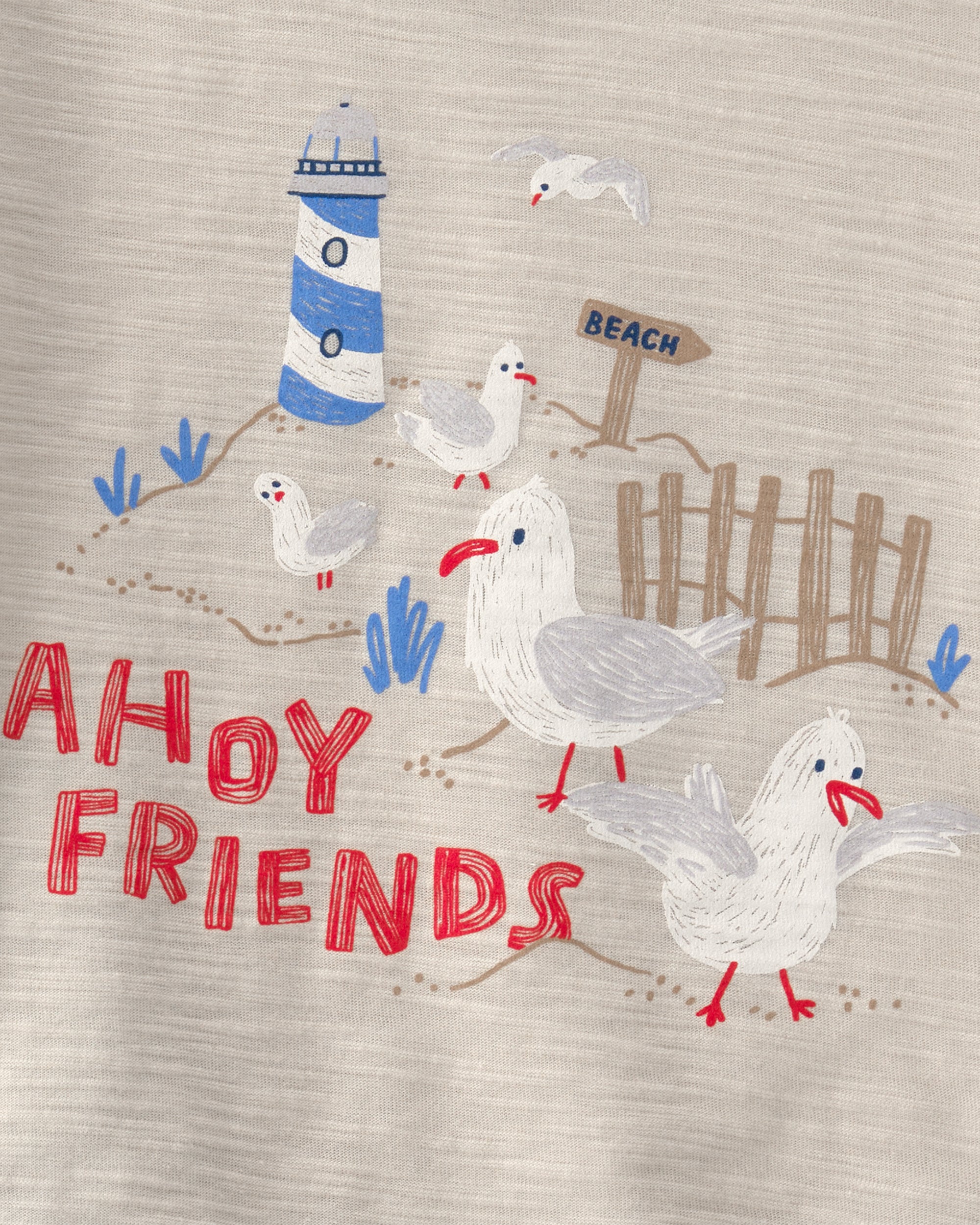 Conjunto De 2 Piezas De Playera - Gaviota