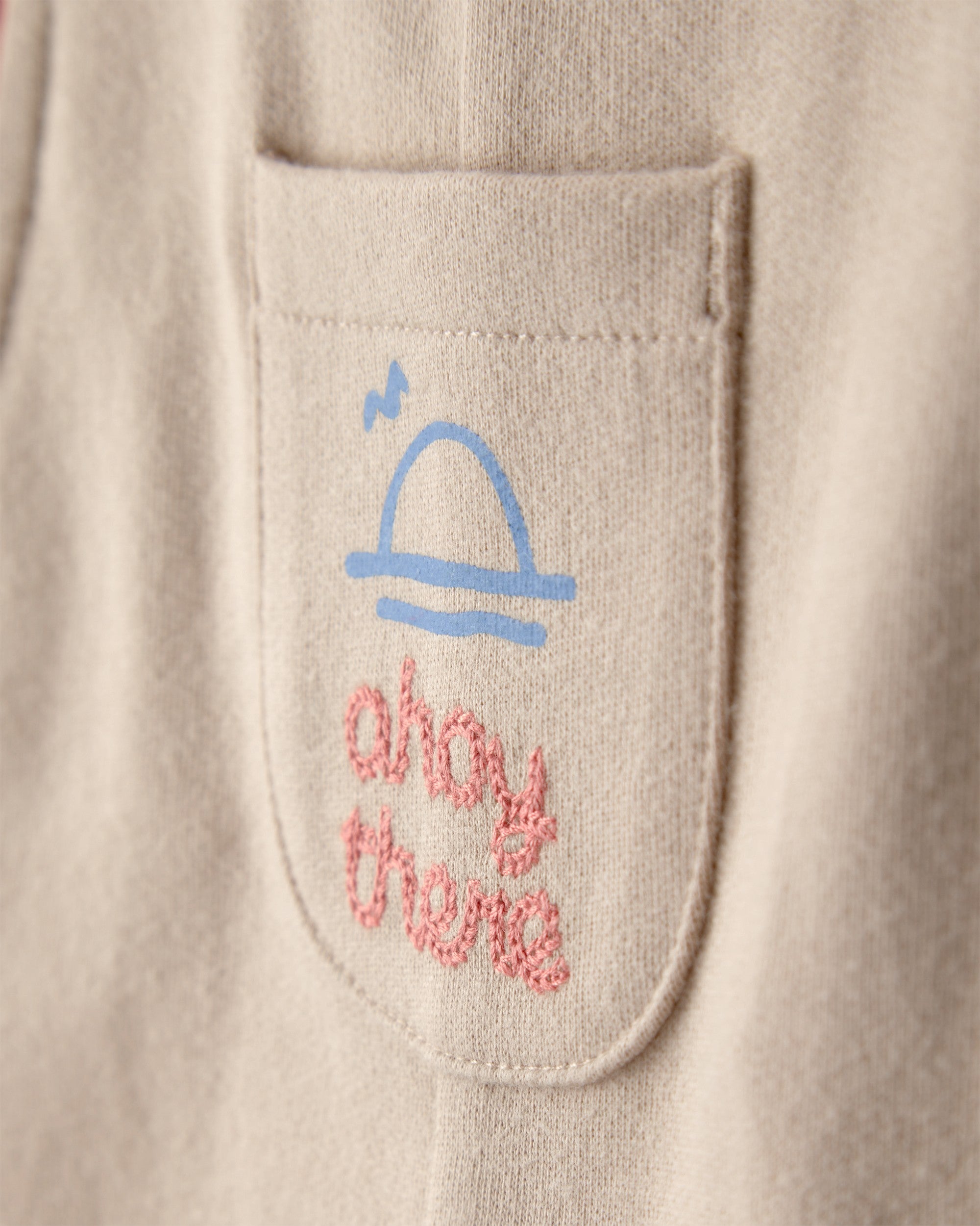 Conjunto de 2 piezas camisa y overol corto - Beige