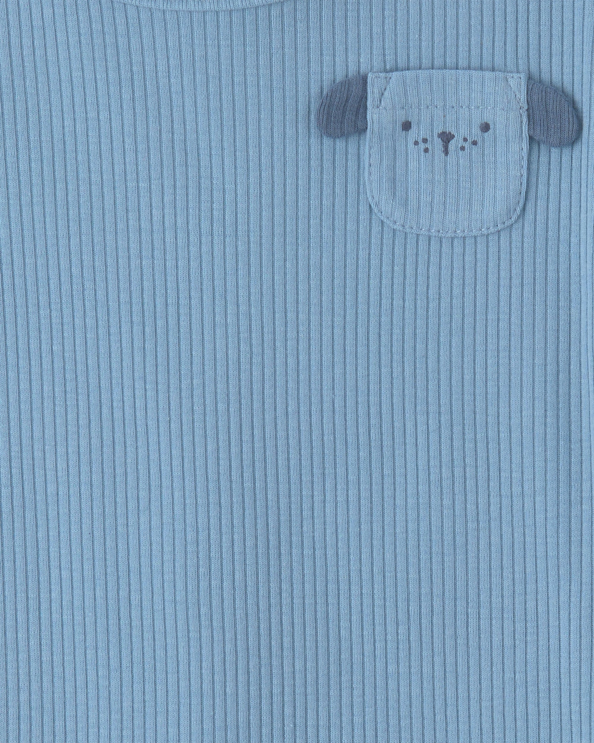 Paquete de 2 rompers de manga corta de perritos - Azul