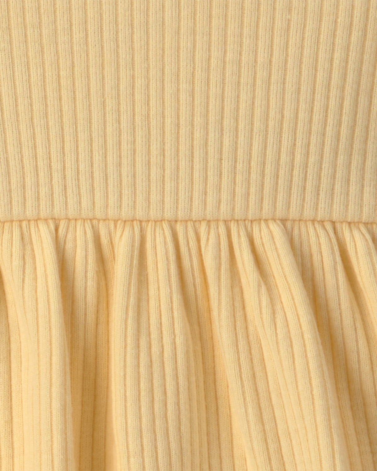 Paquete de 2 vestidos con pañalero integrado de manga corta - Amarillo