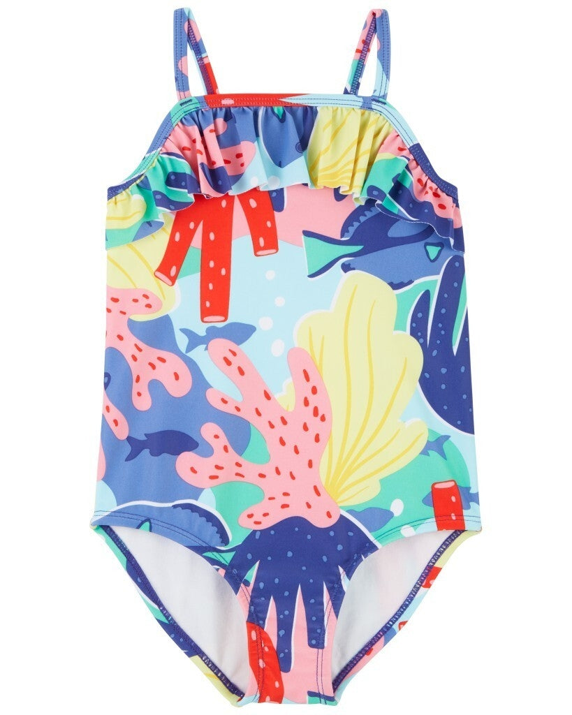 Traje De Baño De 1 Pieza - Estampado Marino