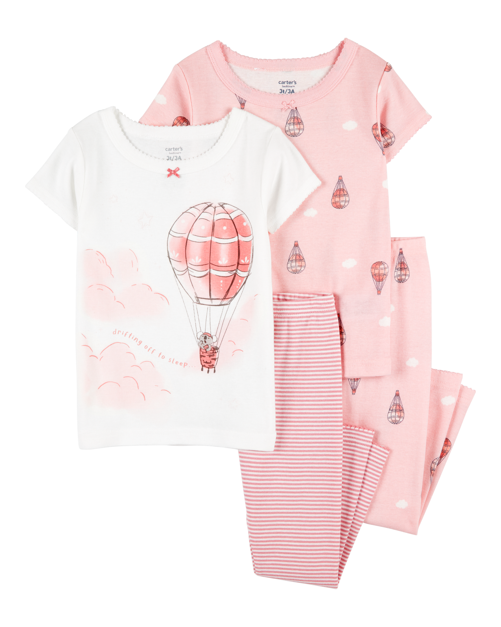 Pijama de 4 piezas de Algodón - Estampado Globo Aerostático