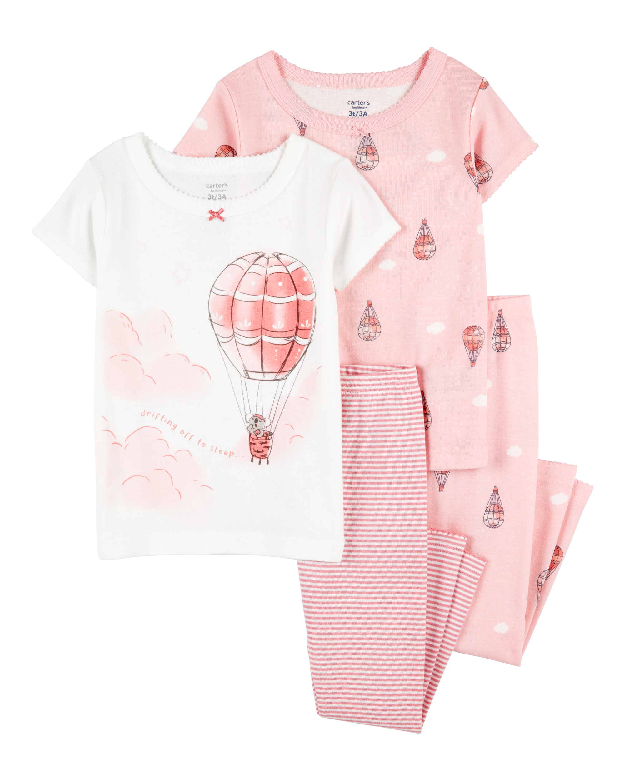 Pijama de 4 piezas de Algodón - Estampado Globo Aerostático