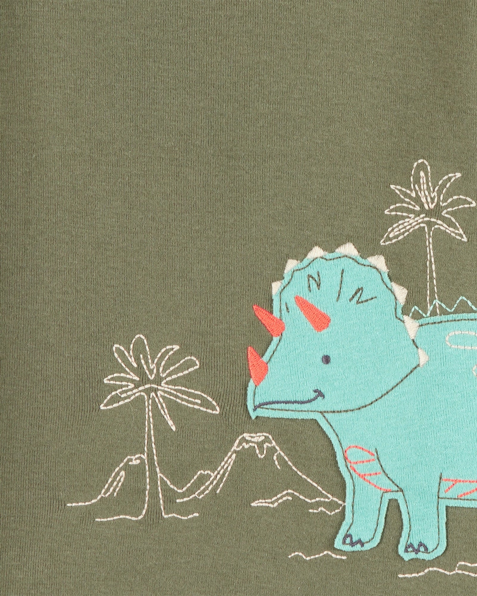 Pijama de 4 piezas de Algodón - Estampado Dinosaurios
