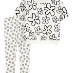 Conjunto de 2 piezas camisa y pantalón - Flores