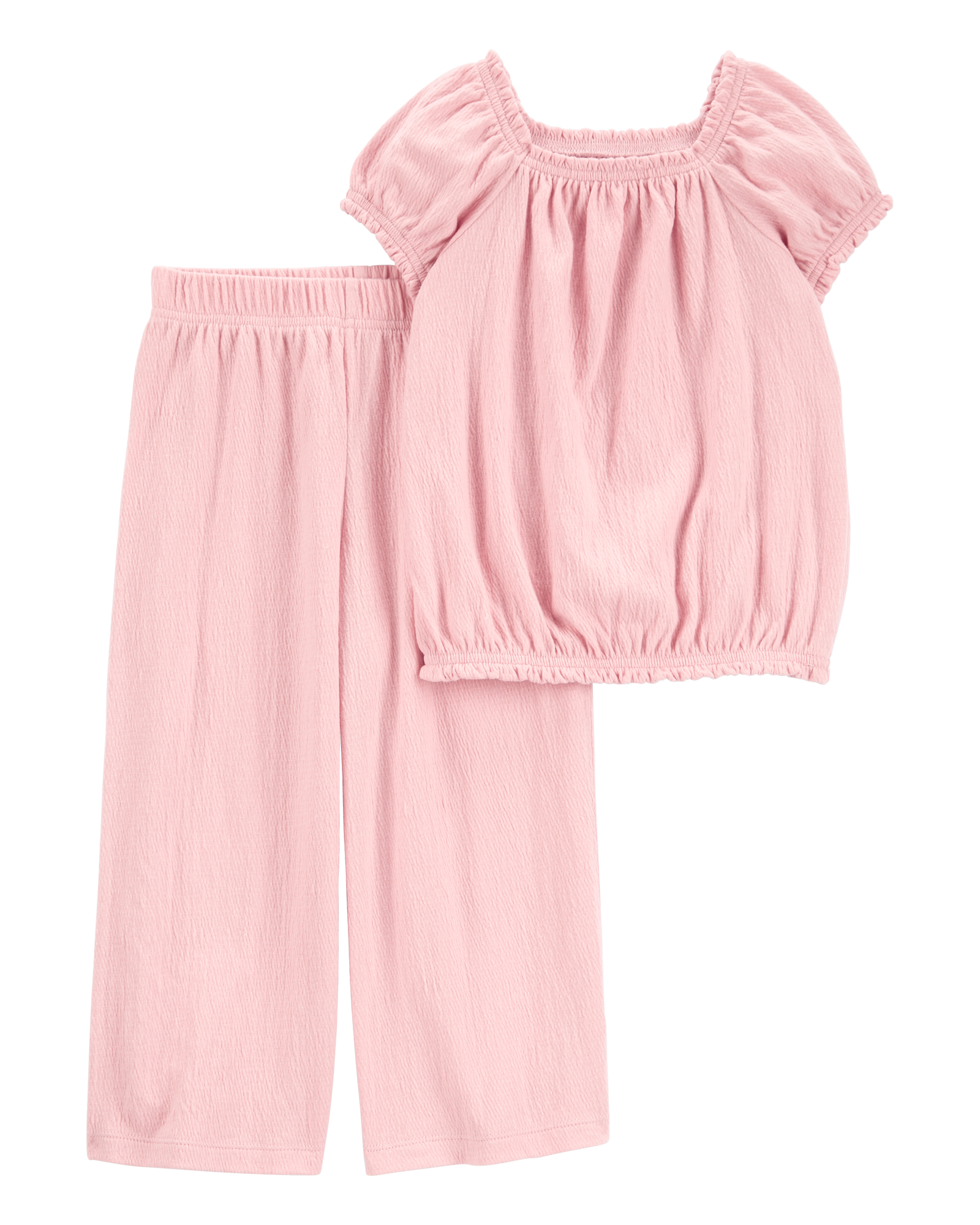 Conjunto de 2 piezas camisa y pantalón - Rosado
