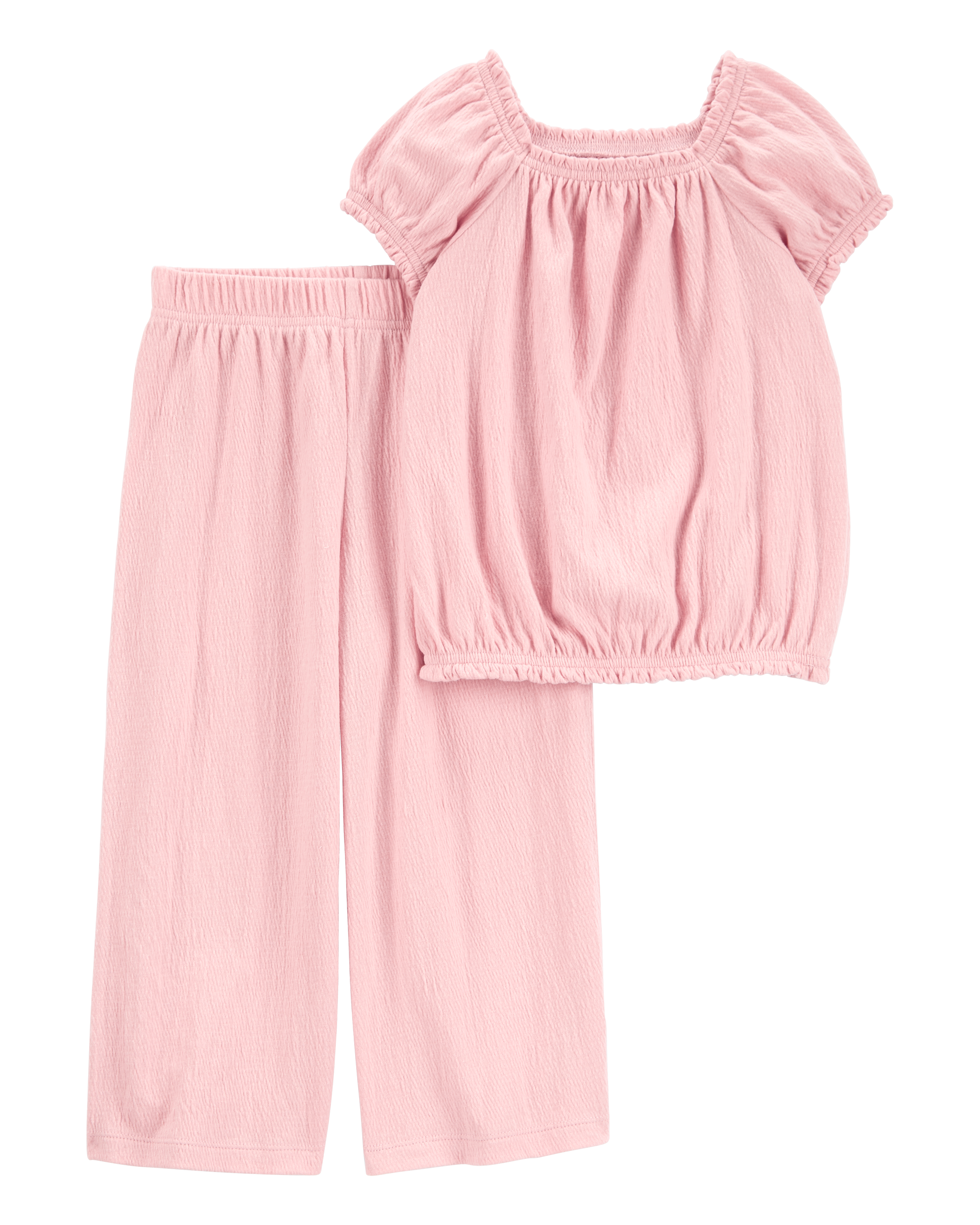 Conjunto de 2 piezas camisa y pantalón - Rosado