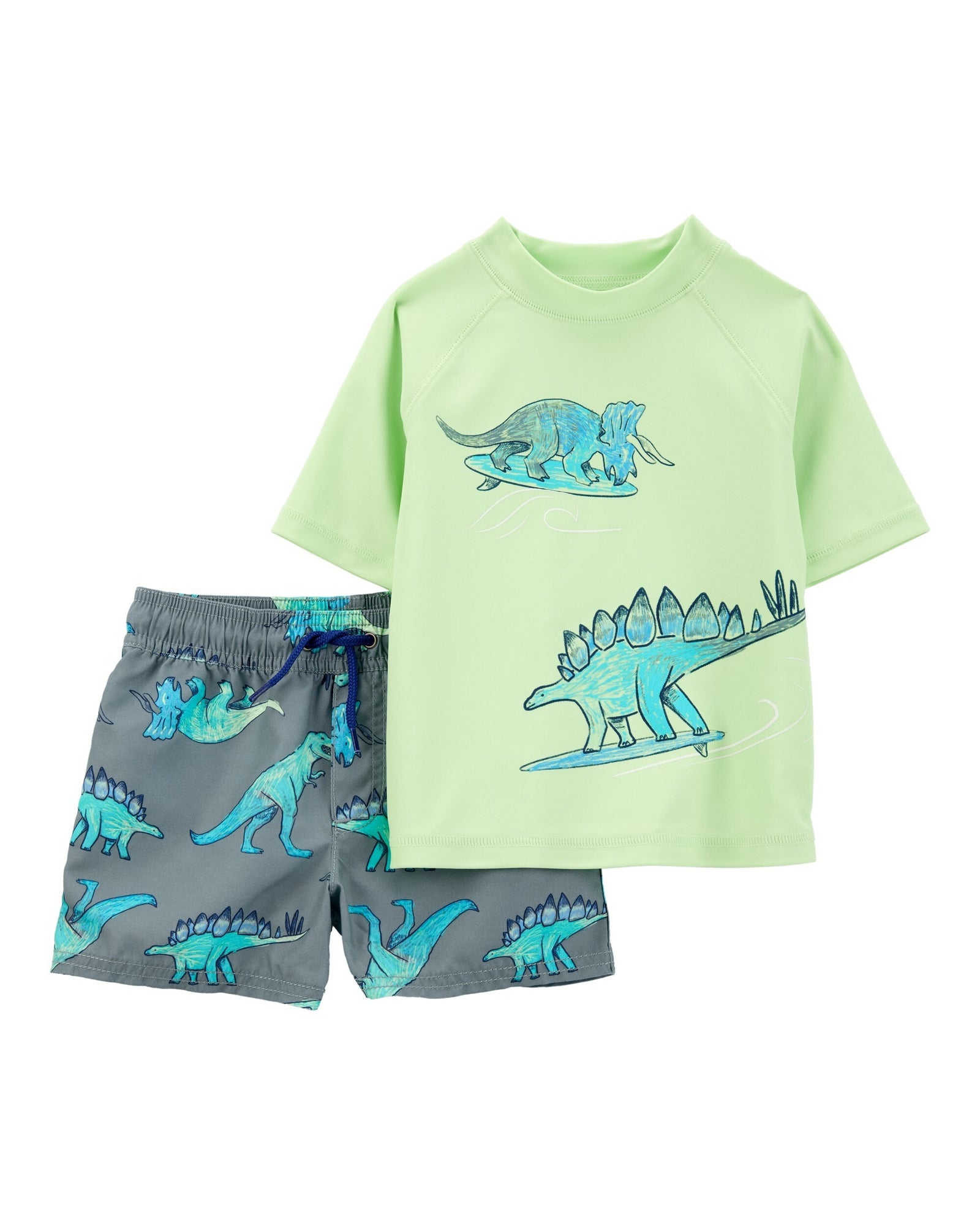 Traje De Baño De 2 Piezas - Dinosaurio