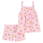 Conjunto de 2 piezas camisa y shorts - sandias