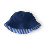 Gorro Para Nadar Reversible - Rayas - Azul