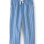Pantalones de felpa francesa a rayas - Azul/Blanco