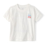 Playera Manga Corta - Gráfico 'Ahoy There' Blanca