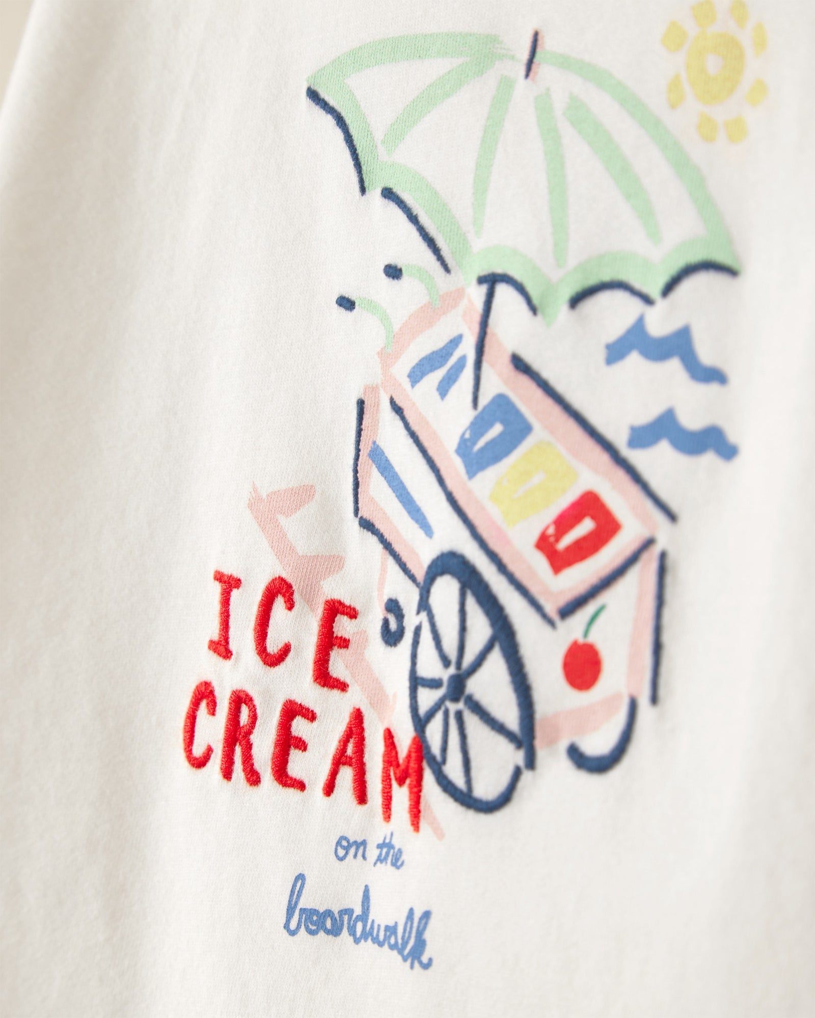 Blusa Manga Corta - Helado Blanca