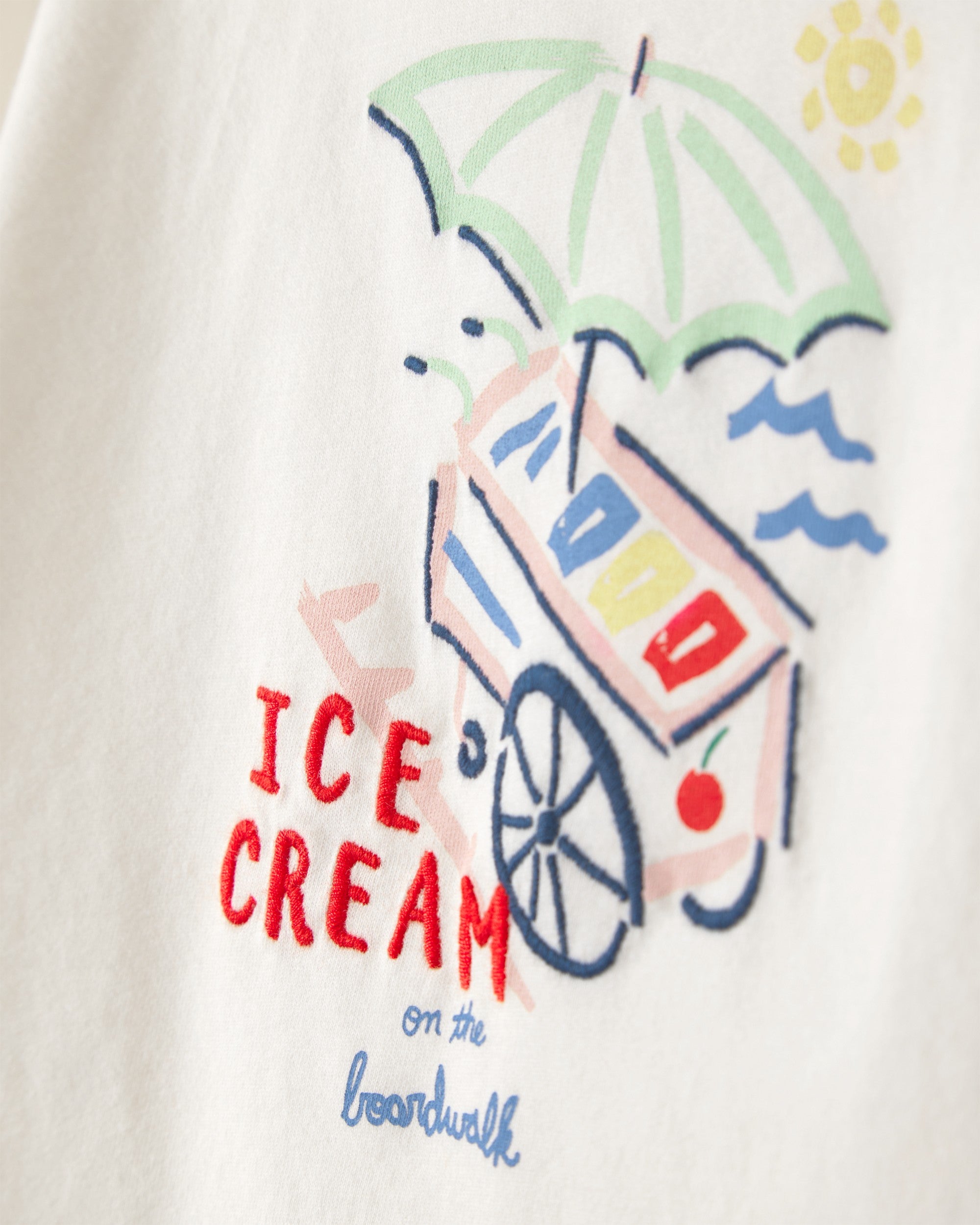 Blusa Manga Corta - Helado Blanca