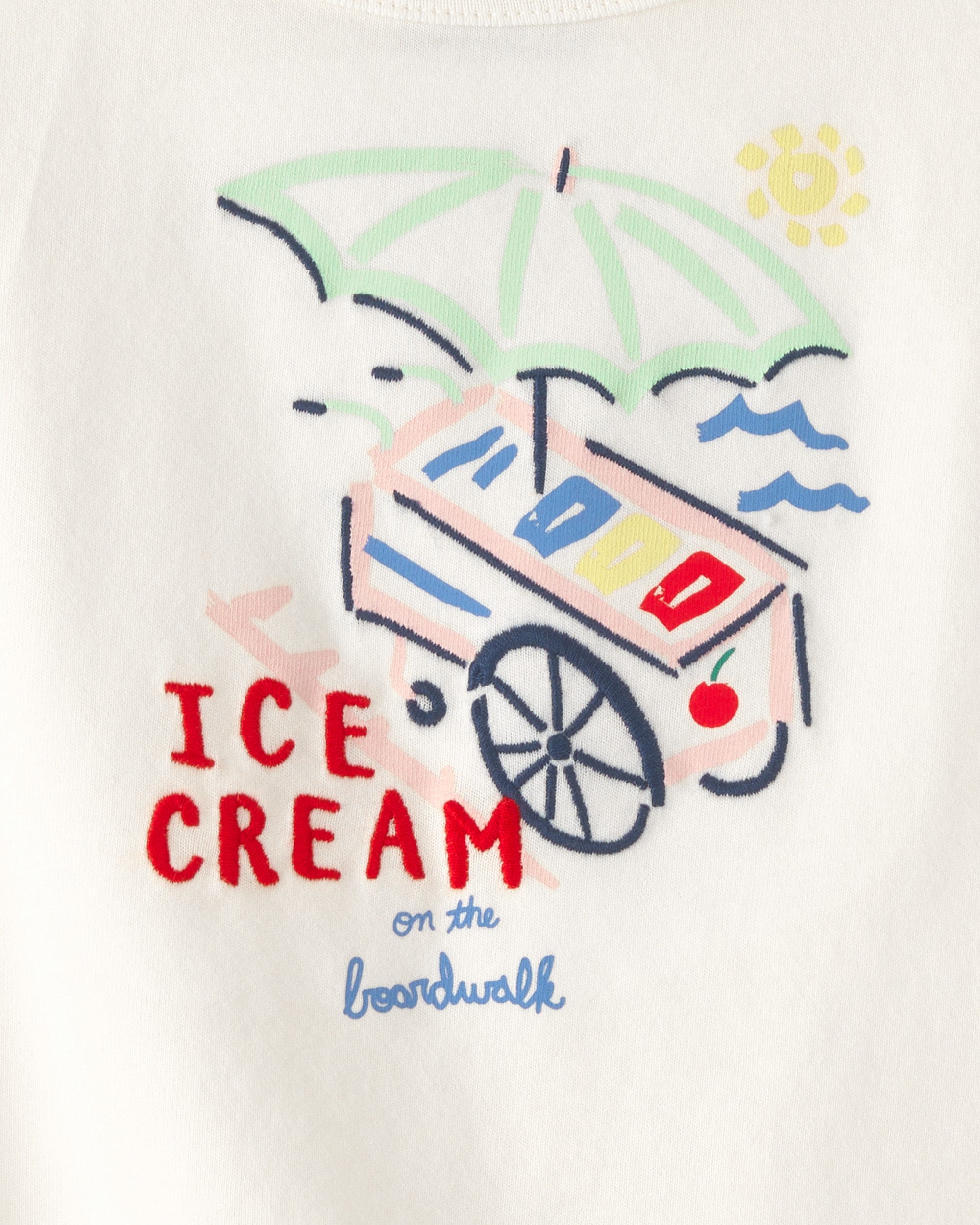 Blusa Manga Corta - Helado Blanca