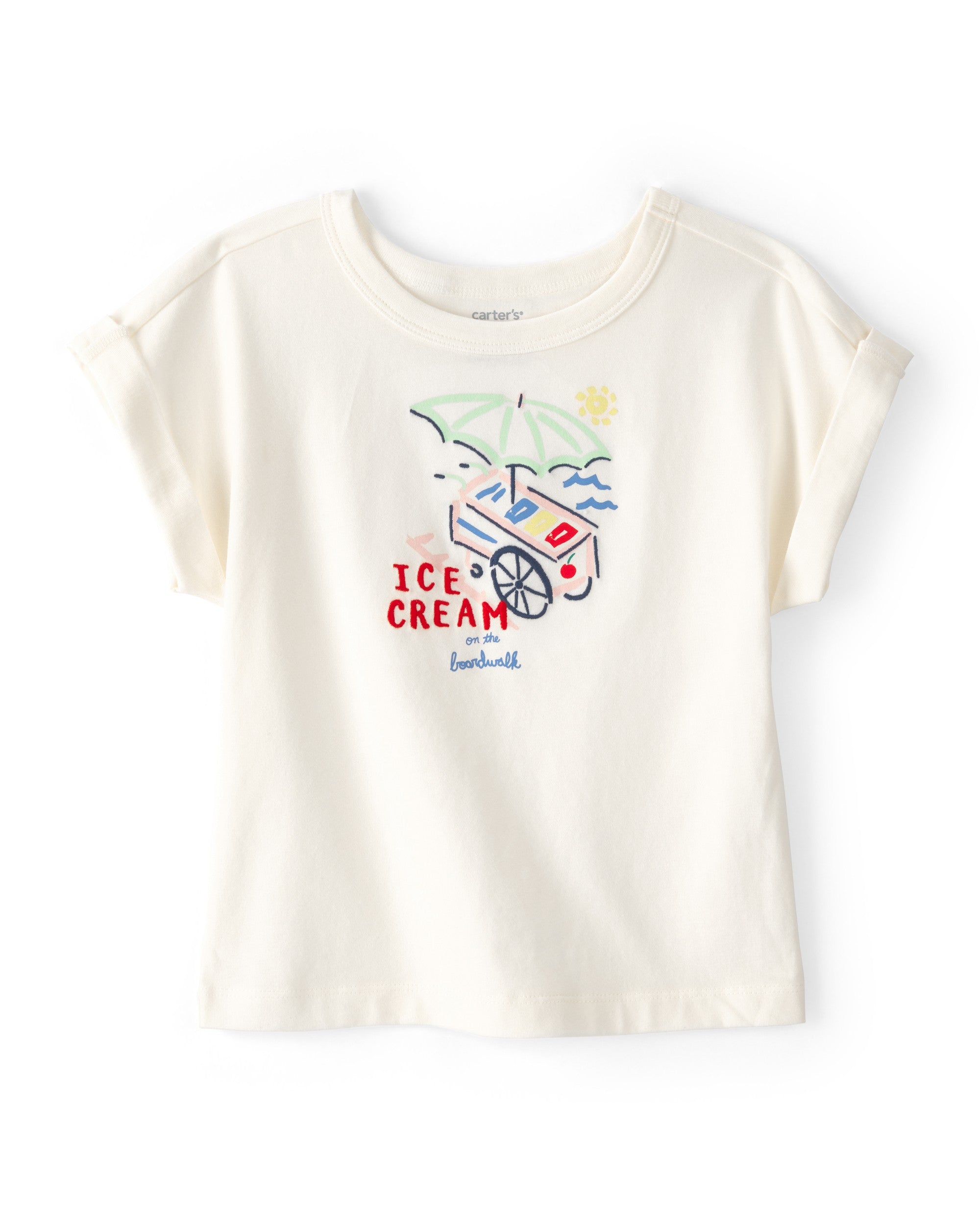 Blusa Manga Corta - Helado Blanca