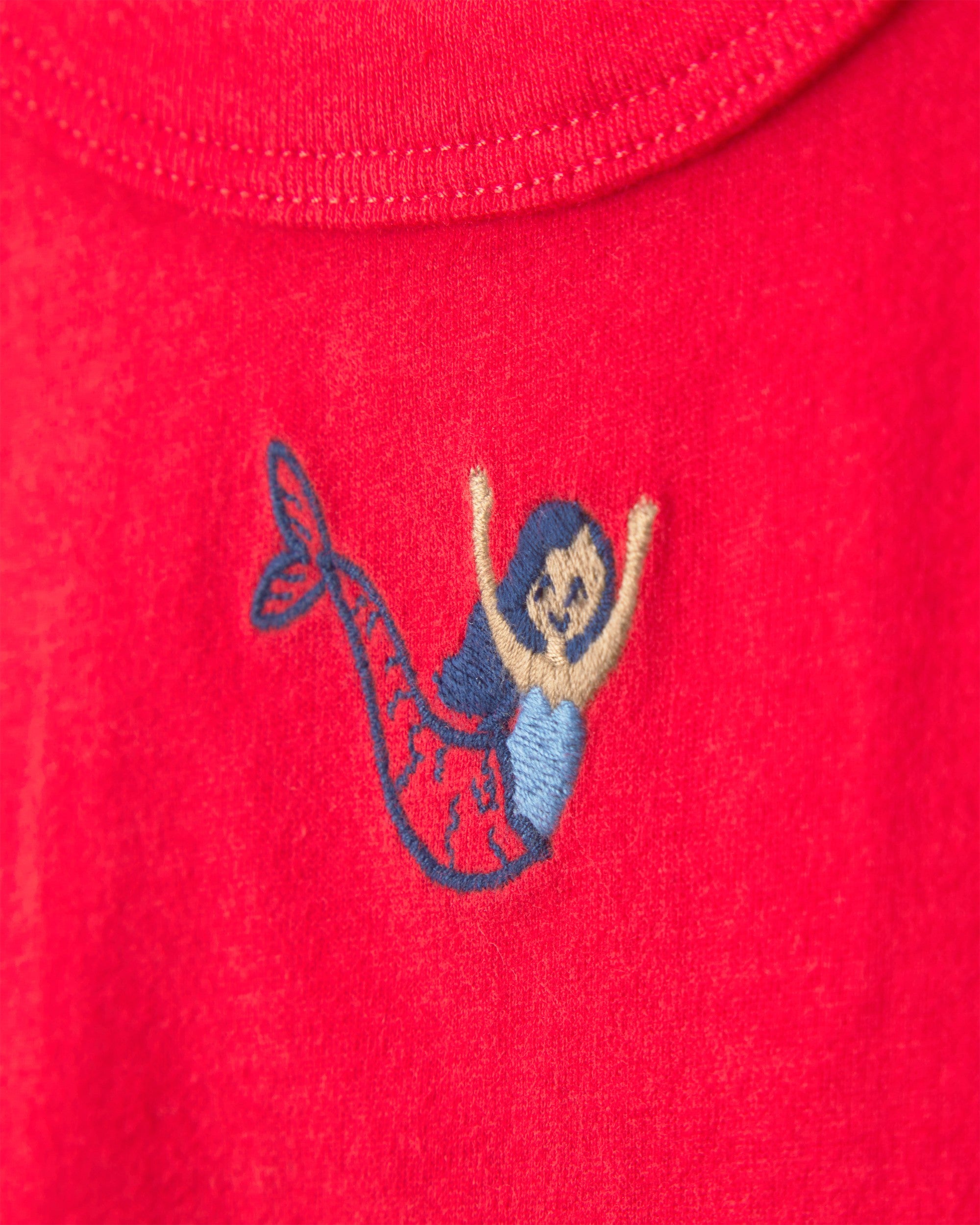 Blusa Manga Corta - Sirena Roja